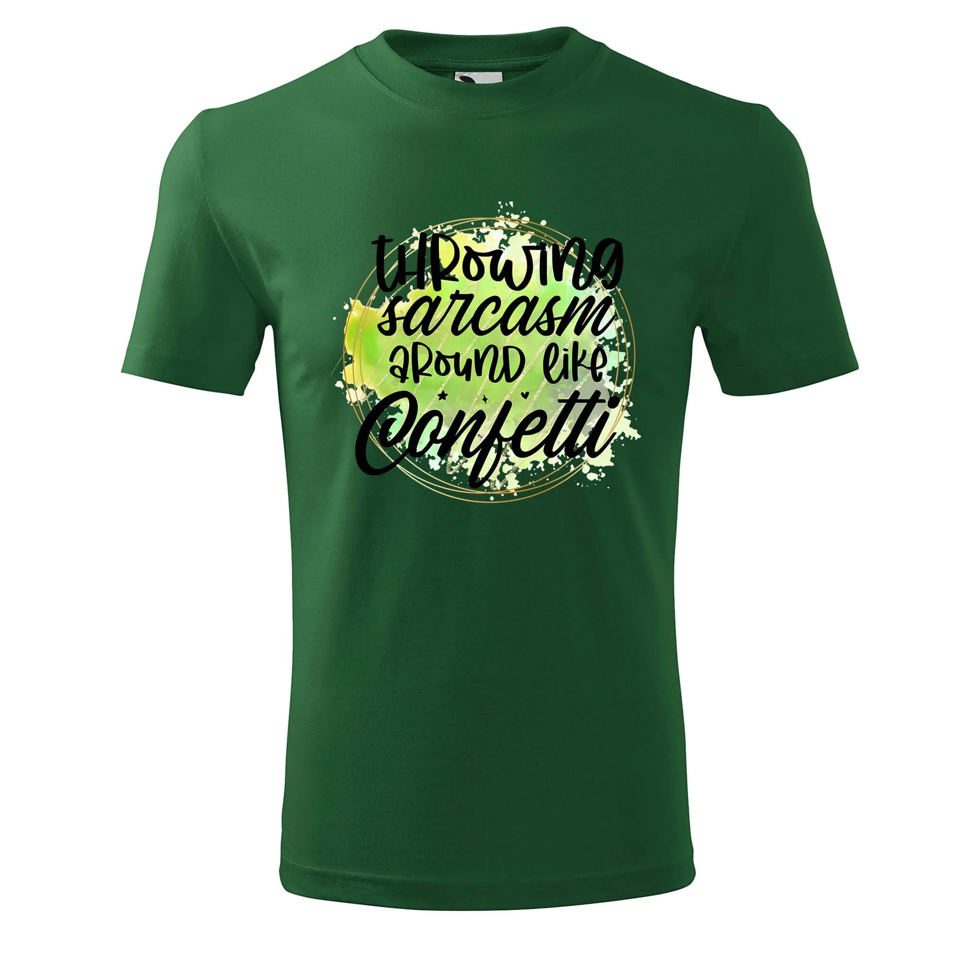 Throwing sarcasm around like confetti t-shirt - rvdesignprint