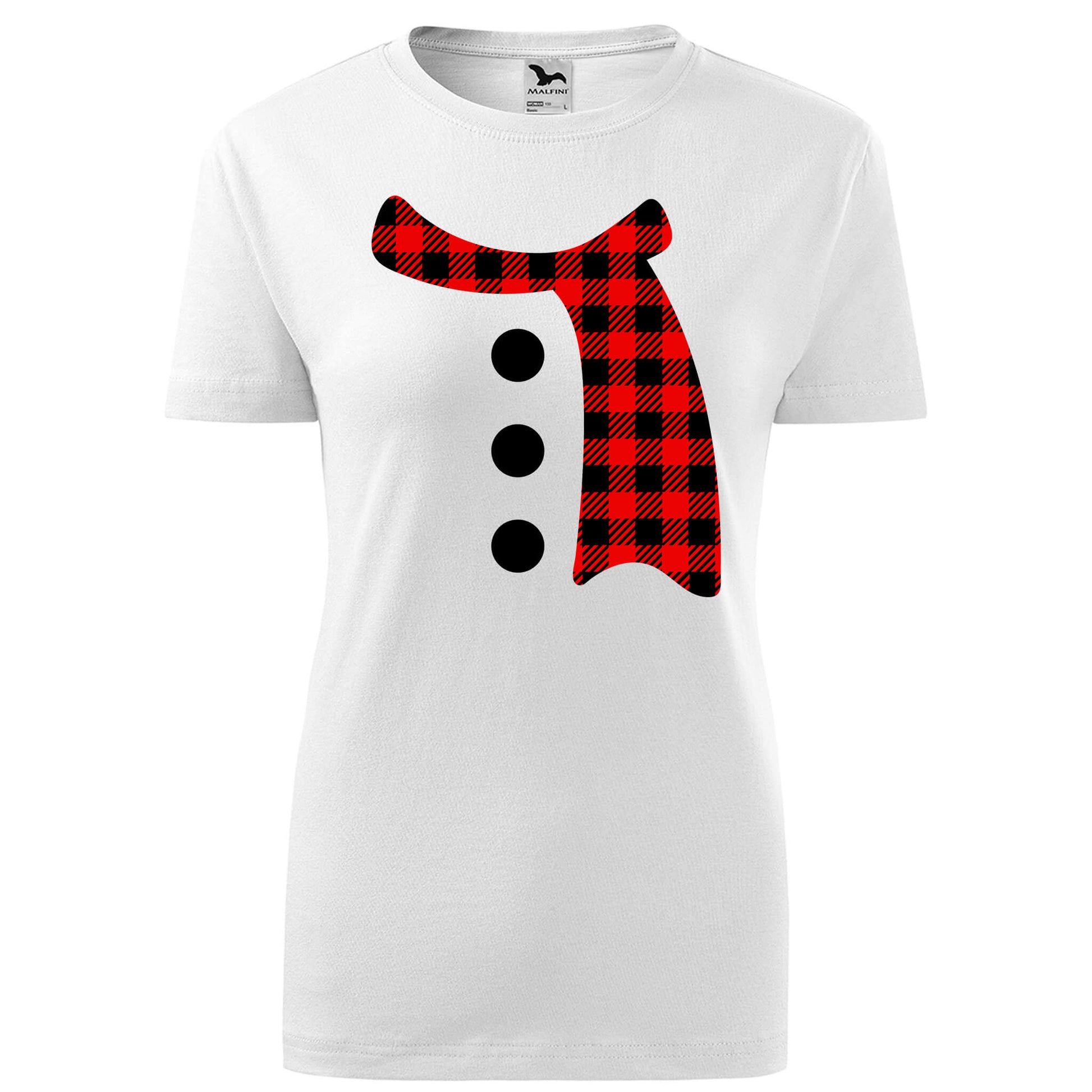 Buffalo snowman scarf t-shirt - rvdesignprint