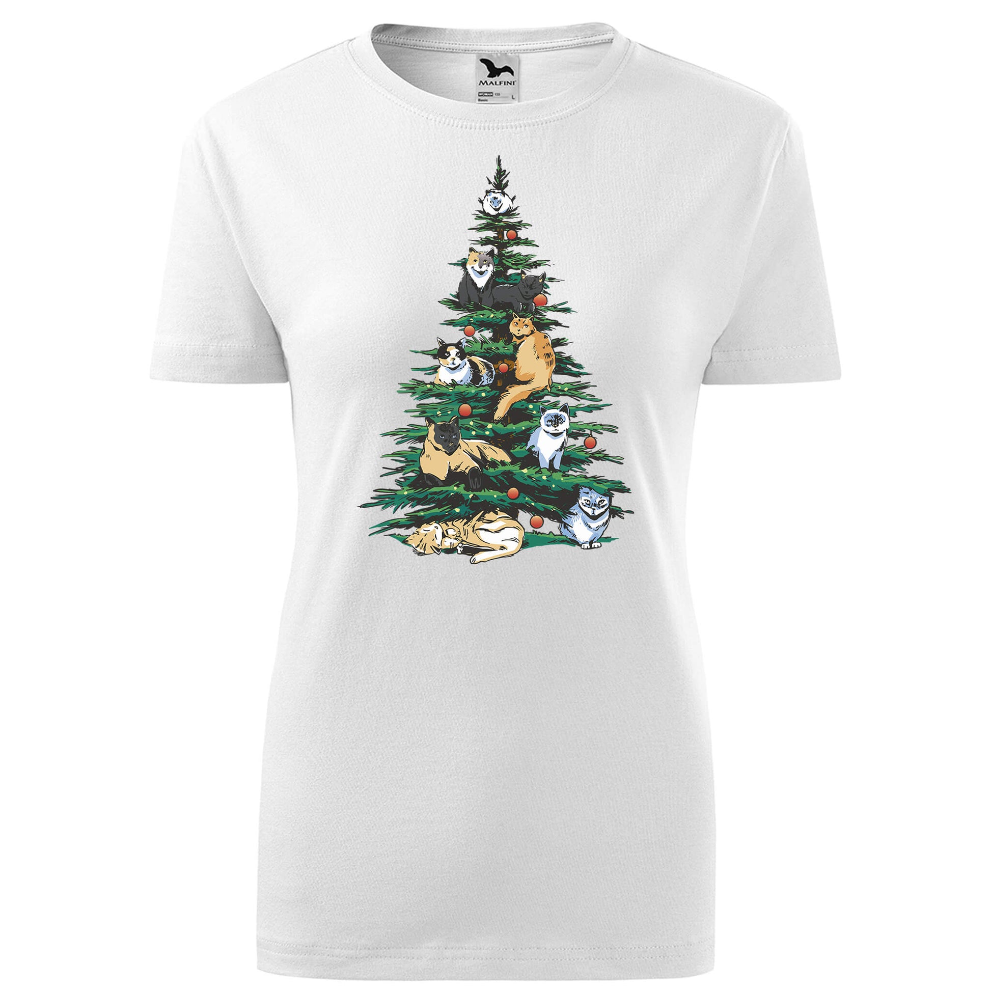 Cats on tree t-shirt - rvdesignprint