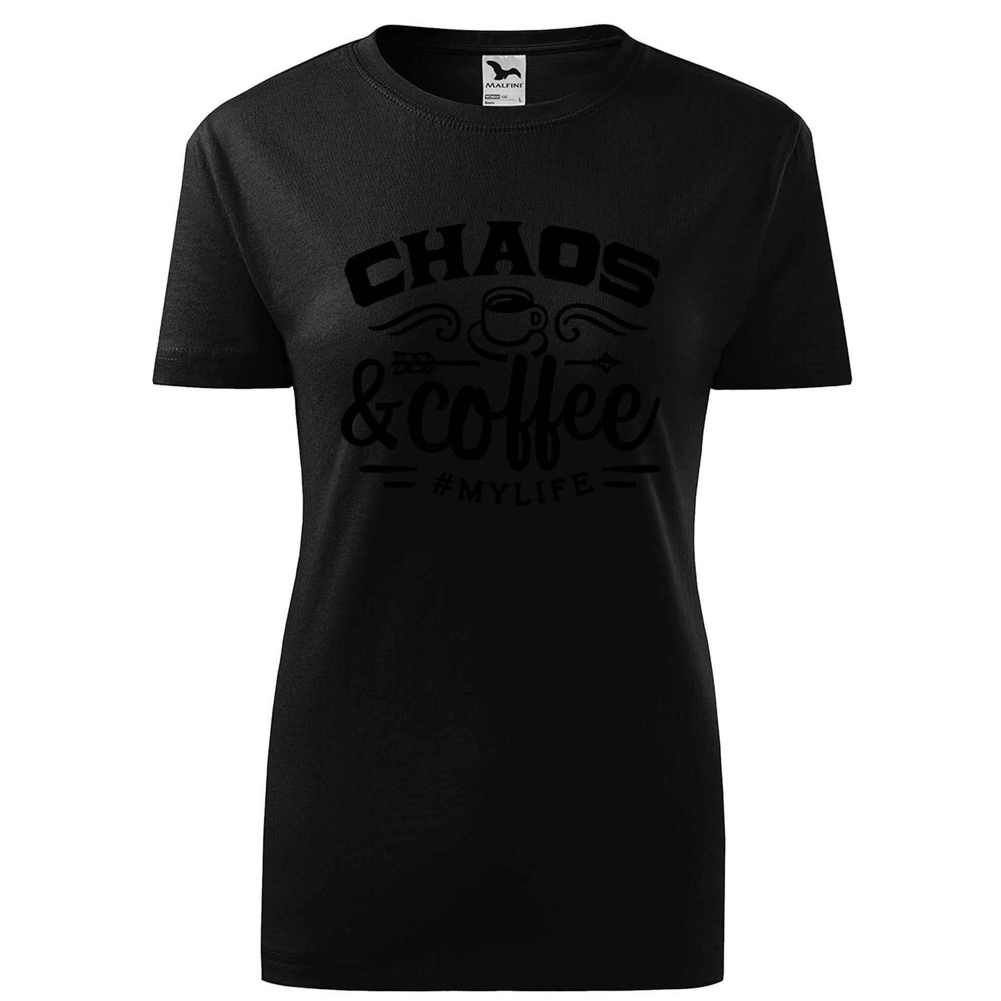 Chaos and coffee t-shirt - rvdesignprint