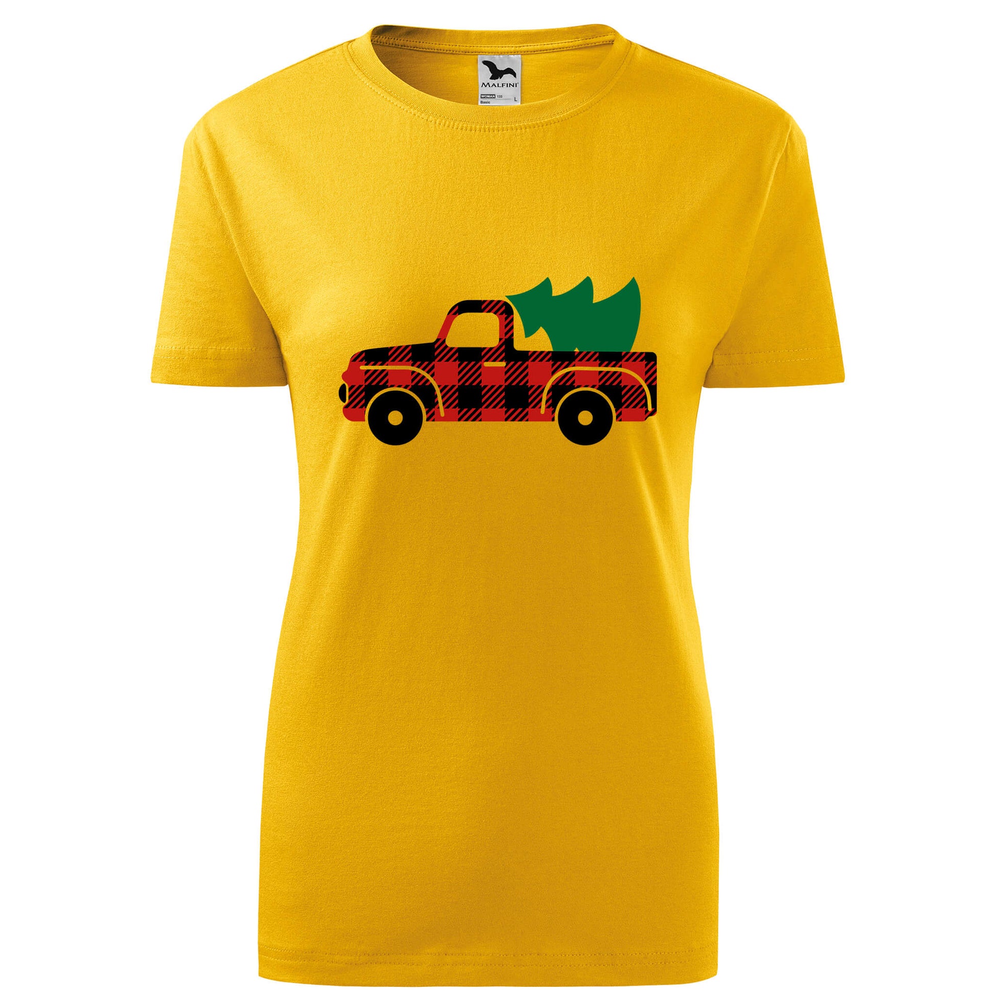 Christmas buffalo plaid truck t-shirt - rvdesignprint