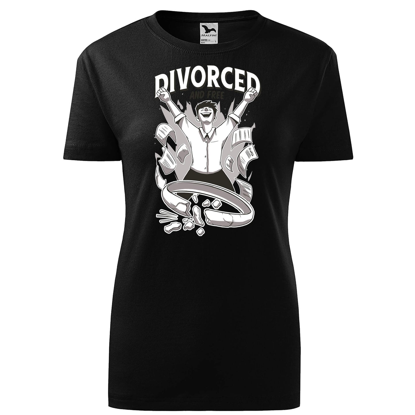 Divorced free t-shirt - rvdesignprint