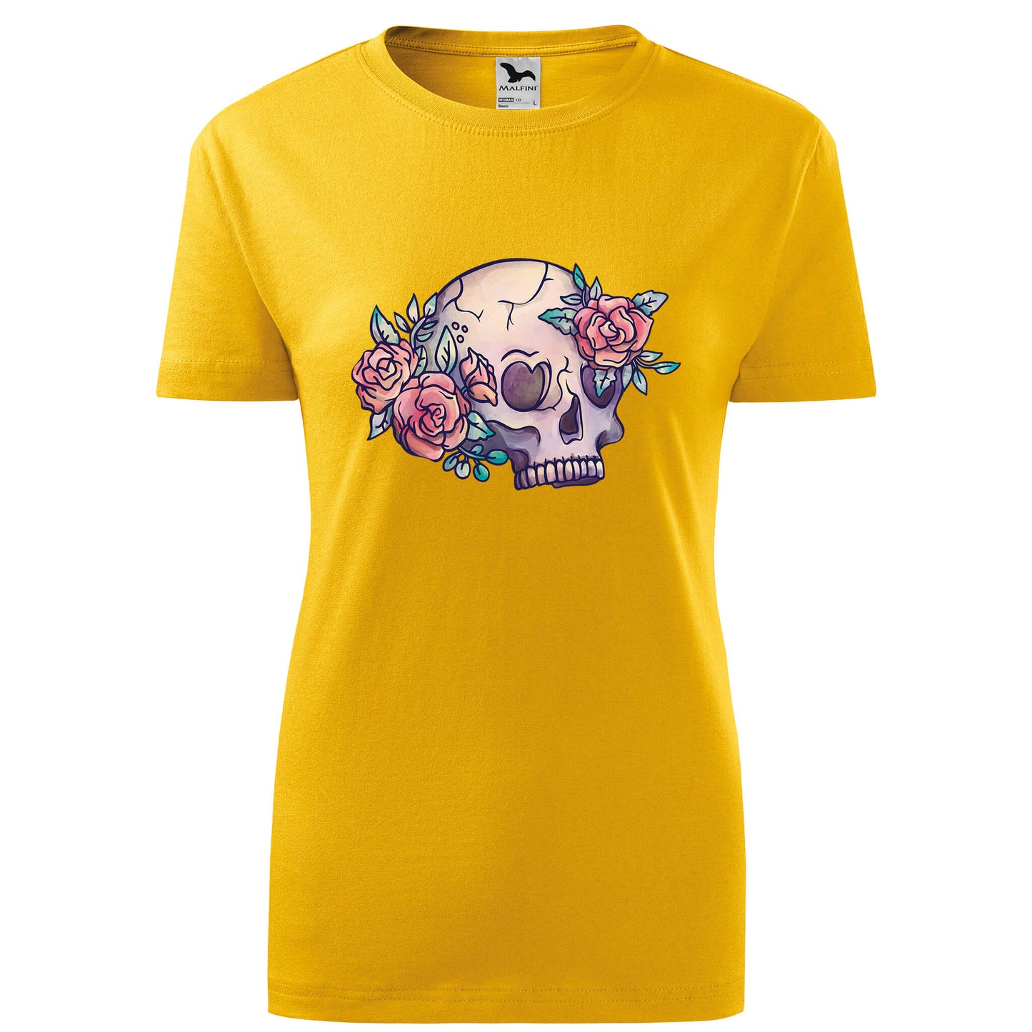 Floral skull t-shirt - rvdesignprint