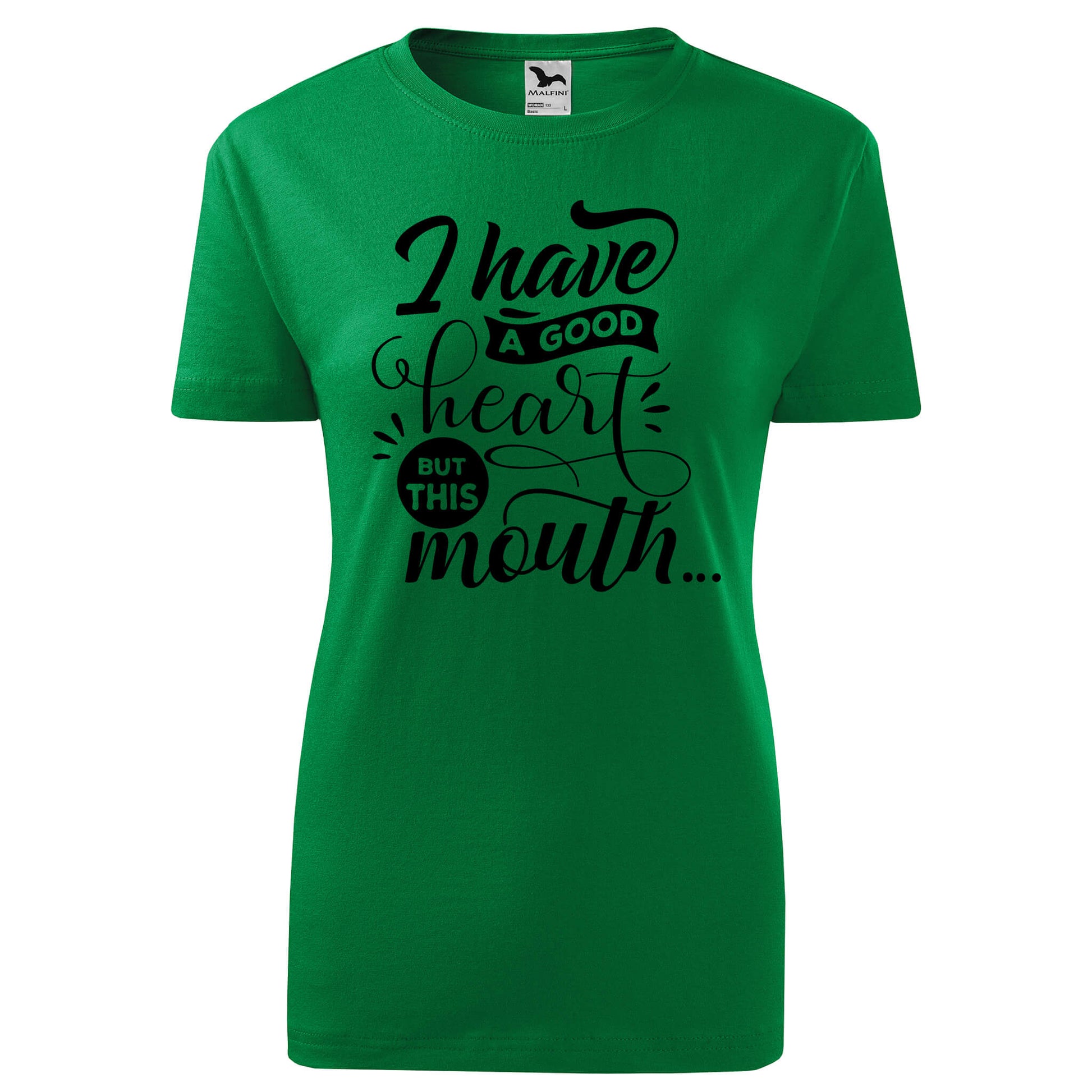I have a good heart but this mouth t-shirt - rvdesignprint