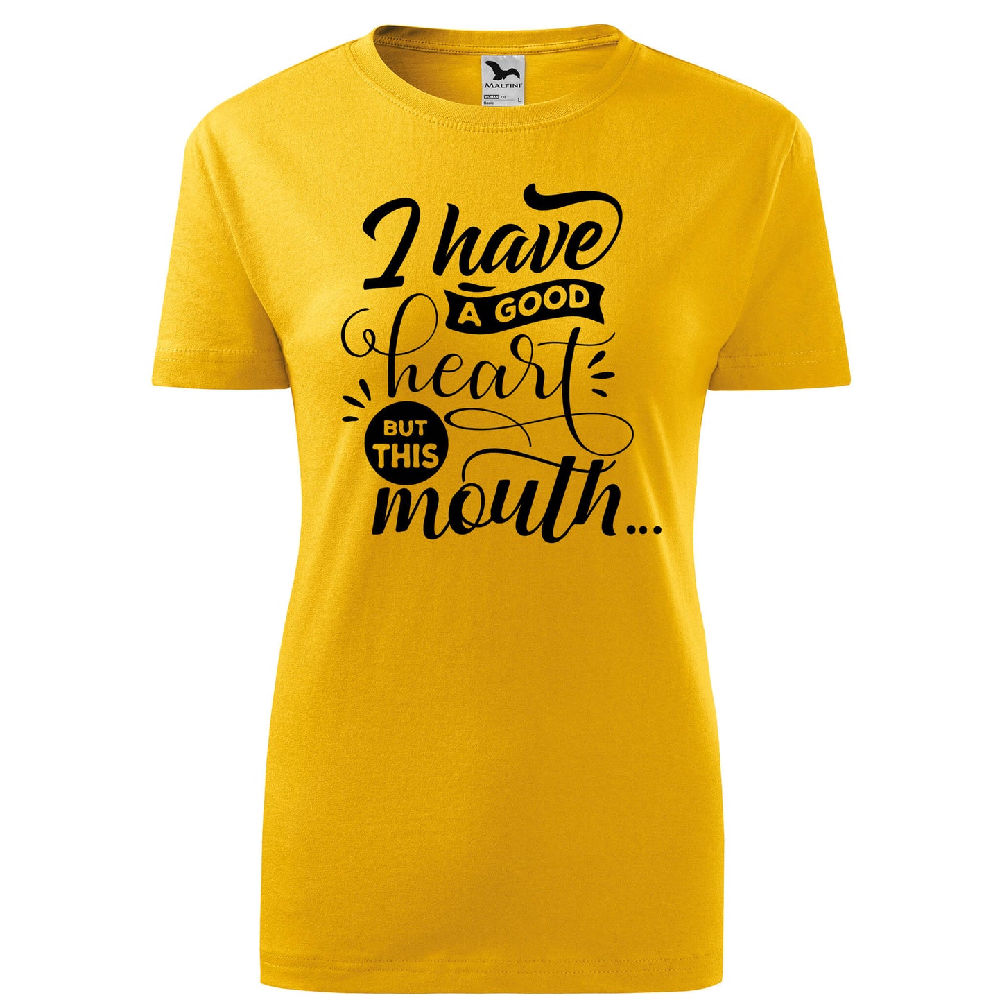 I have a good heart but this mouth t-shirt - rvdesignprint