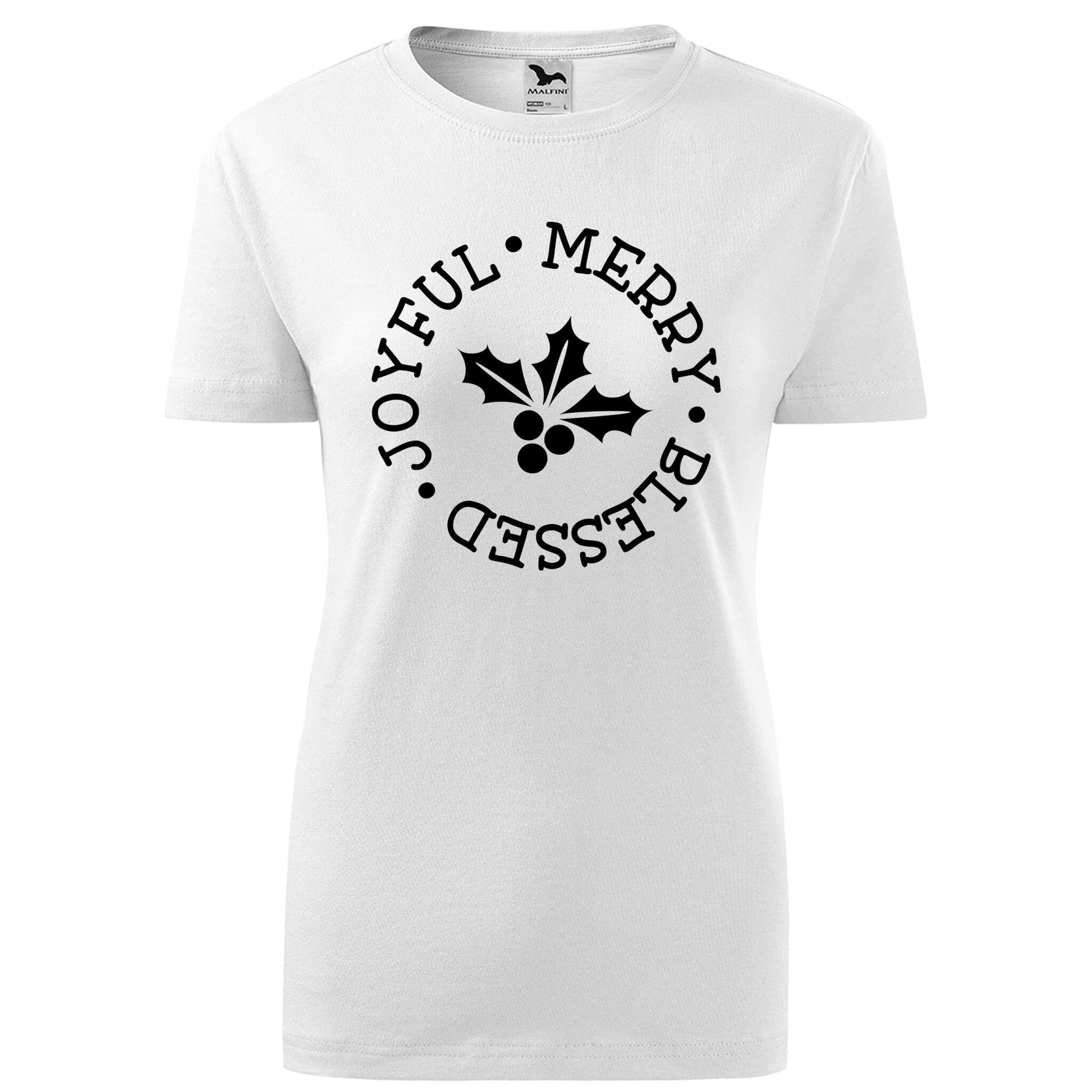 Joyful merry blessed christmas t-shirt - rvdesignprint