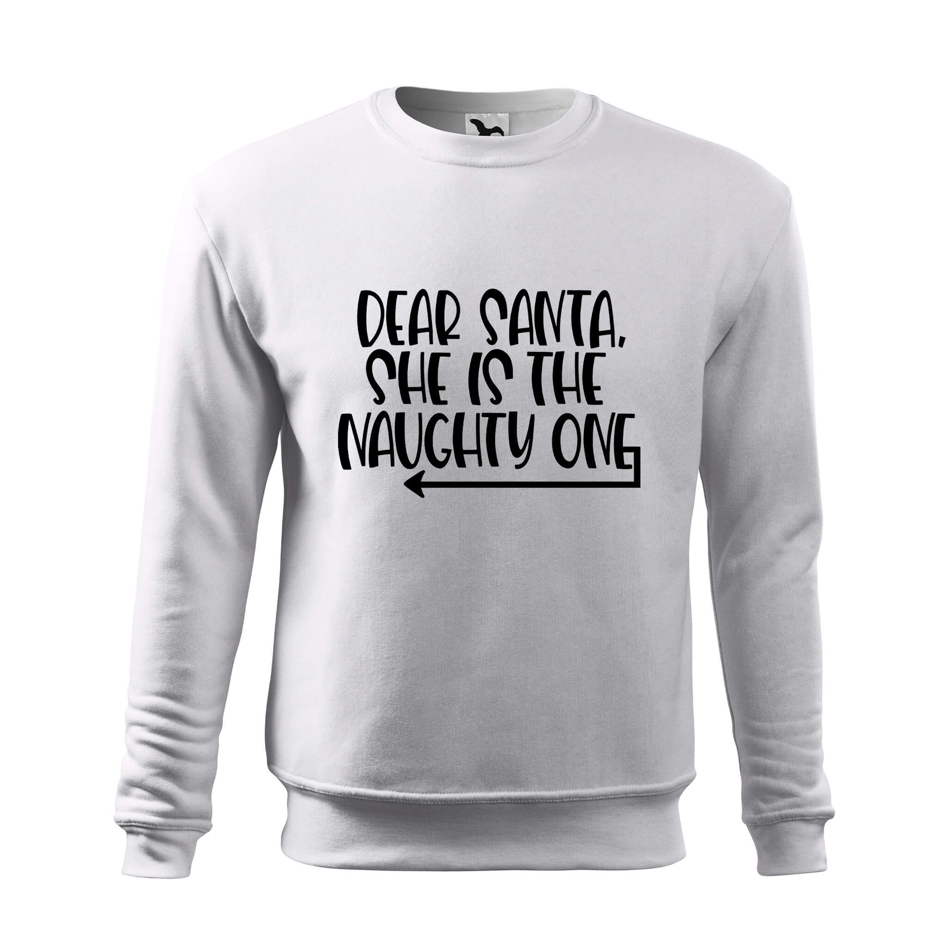Dear santa she naughty sweatshirt - rvdesignprint