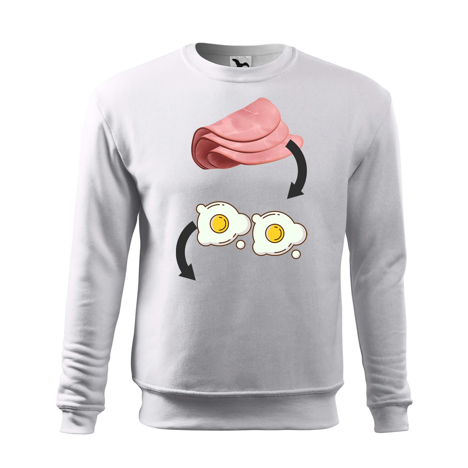 Ham and eggs sweatshirt - rvdesignprint