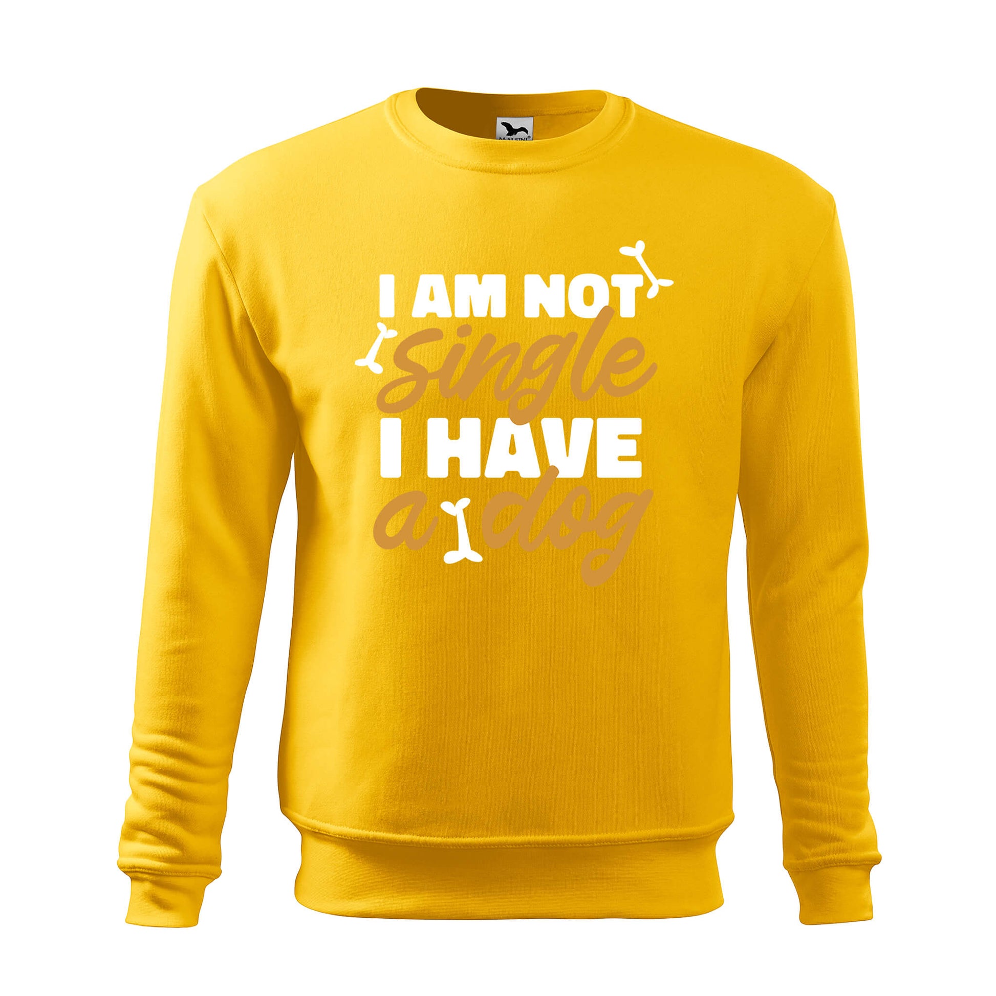 Im not single i have a dog sweatshirt - rvdesignprint