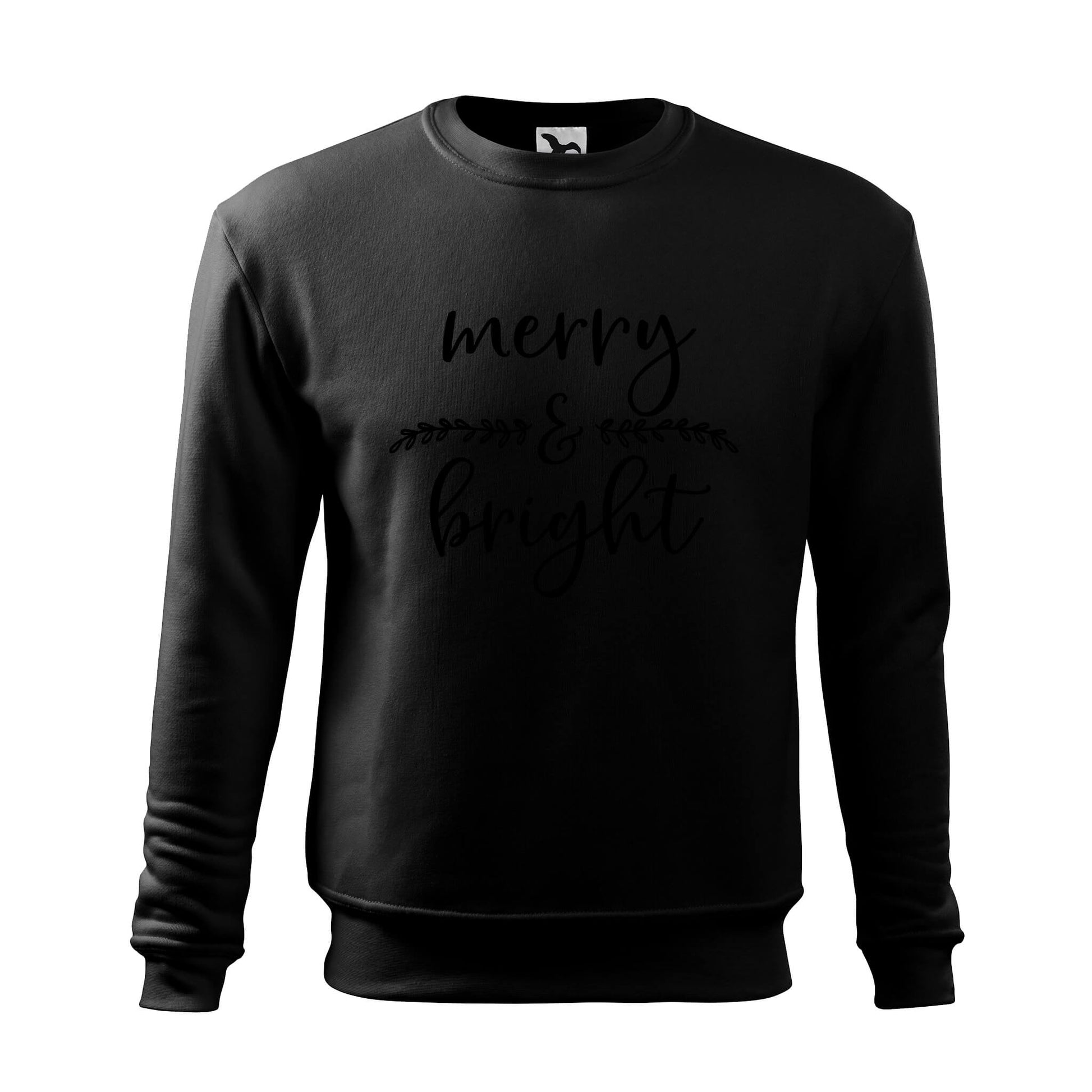 Merry and bright 2 sweatshirt - rvdesignprint