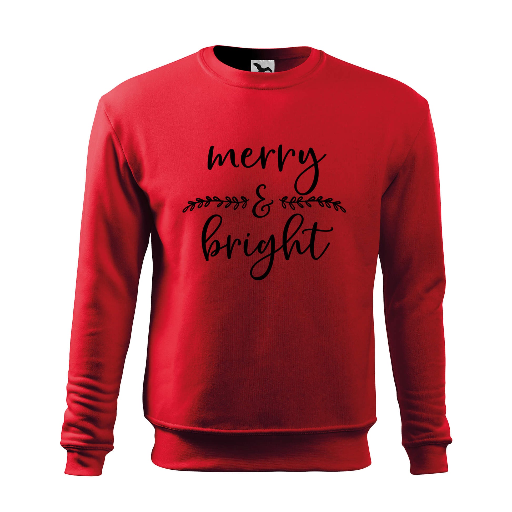 Merry and bright 2 sweatshirt - rvdesignprint