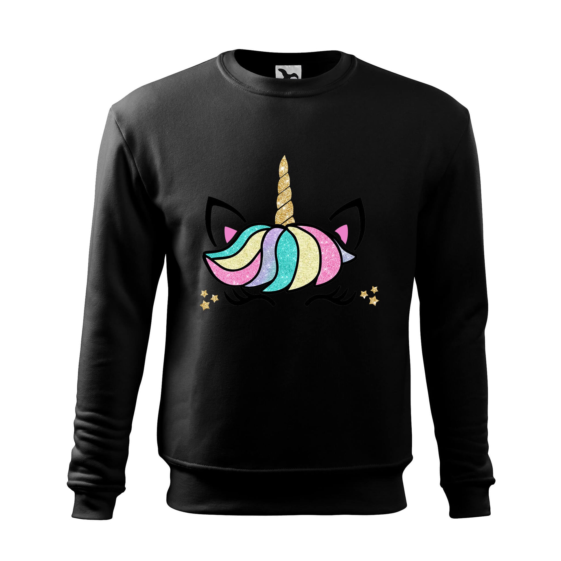 Unicorn face 2 sweatshirt - rvdesignprint