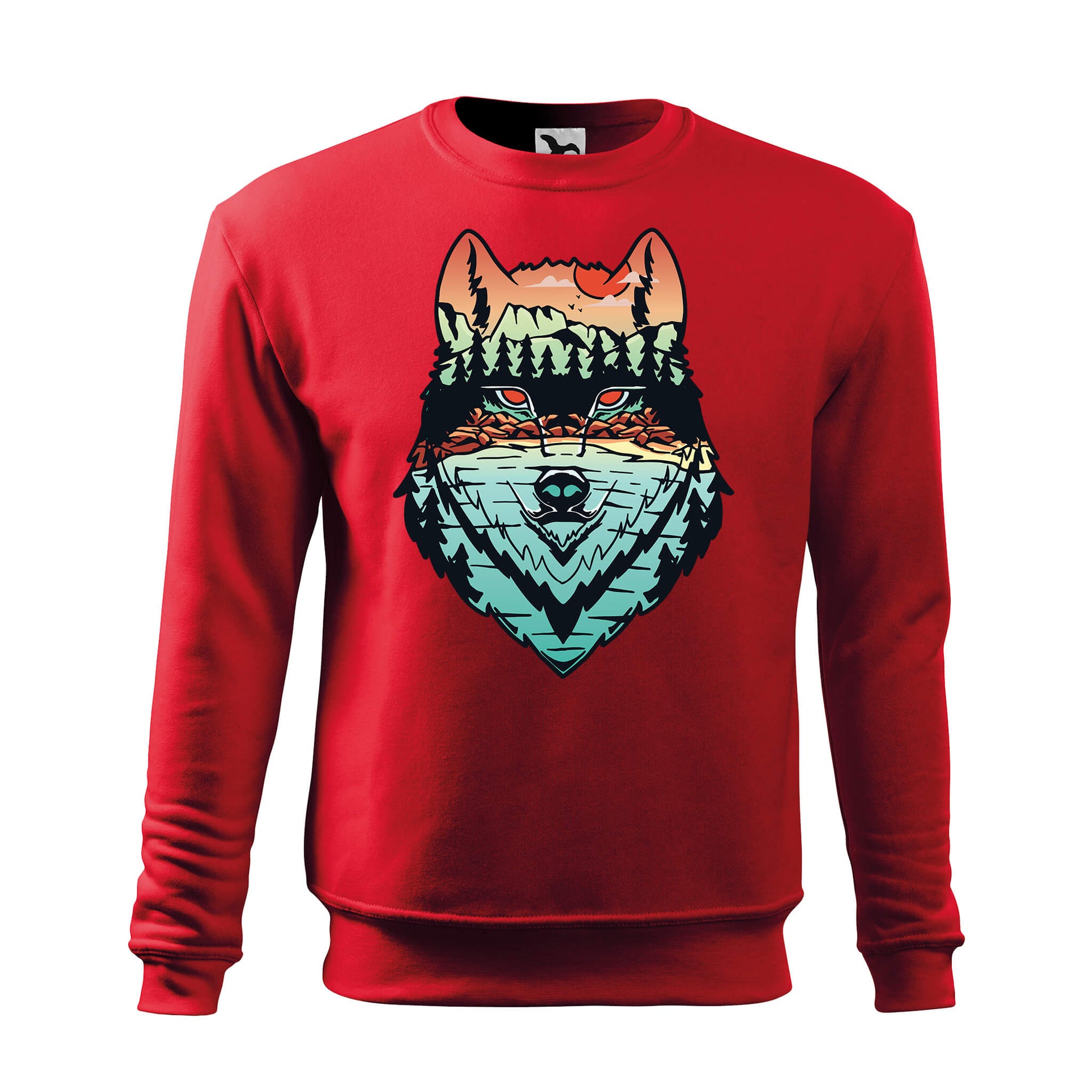 Wolf forest sweatshirt - rvdesignprint