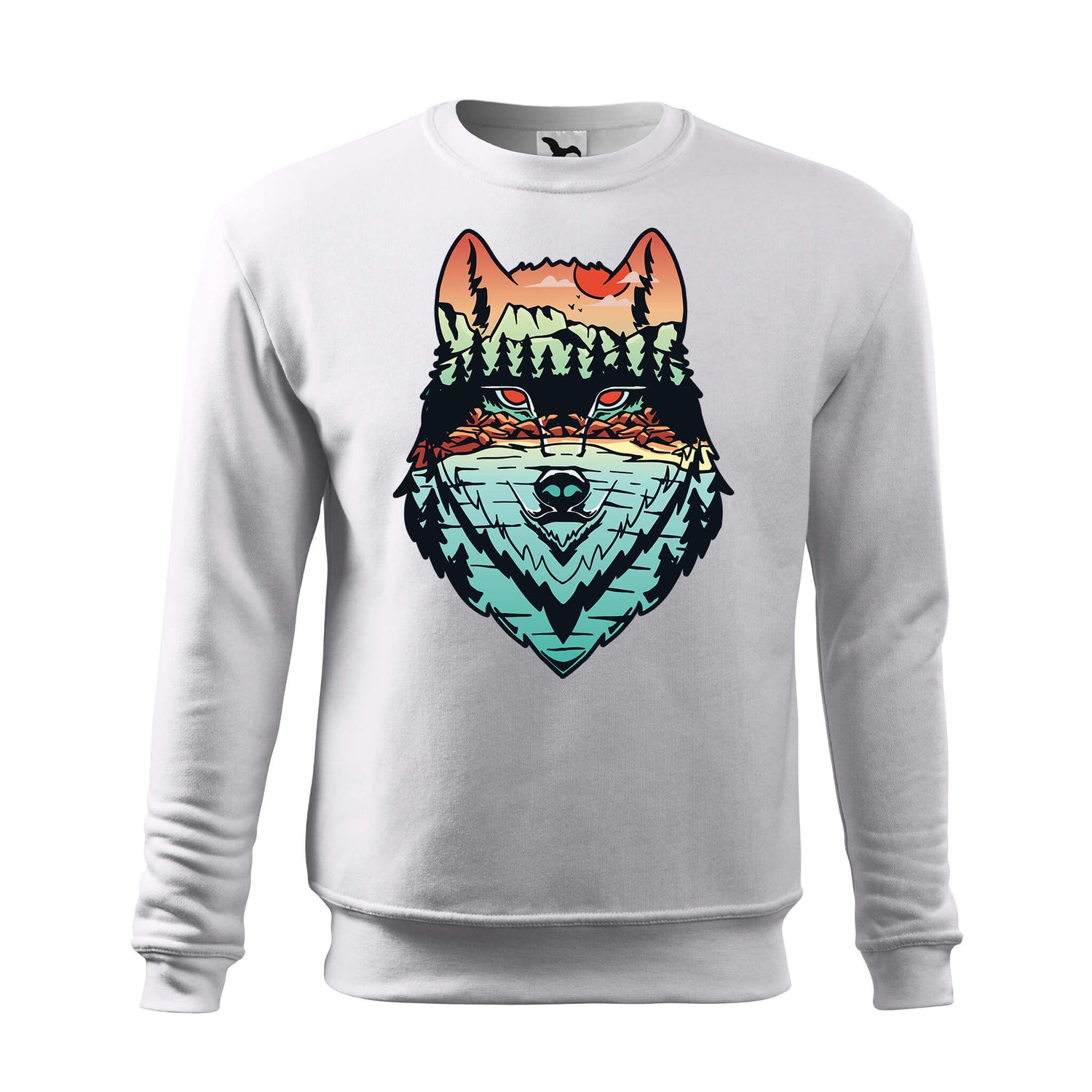 Wolf forest sweatshirt - rvdesignprint