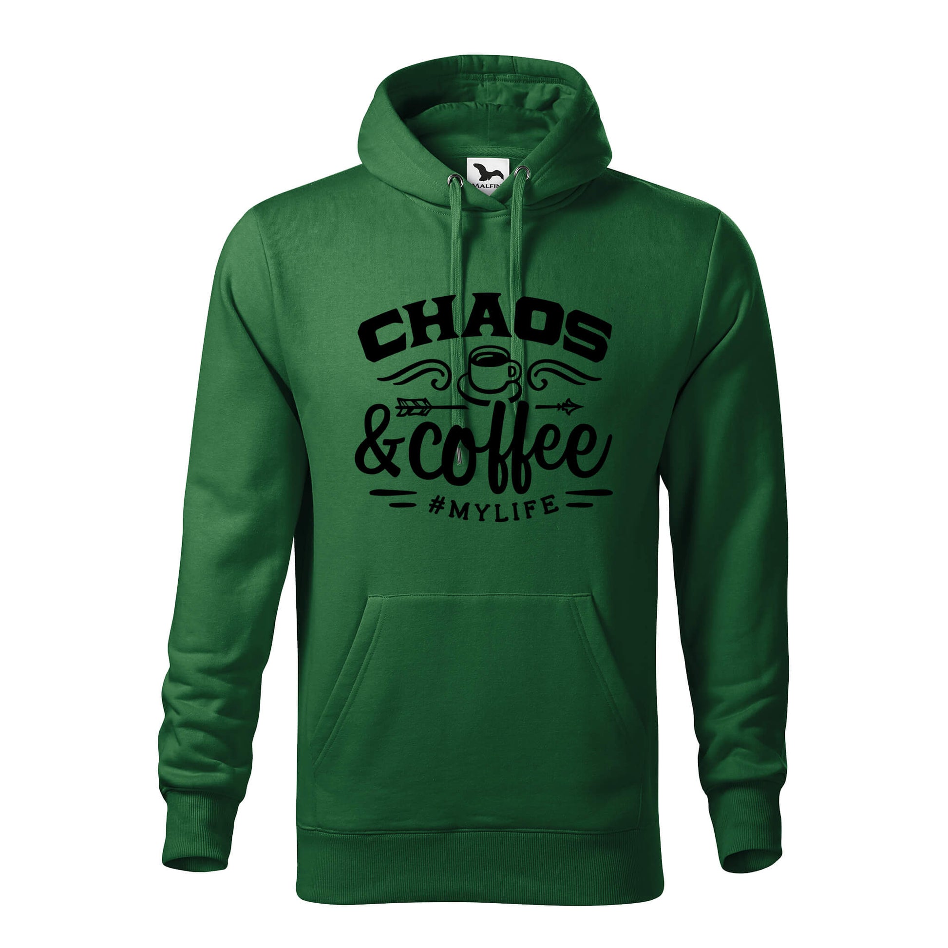 Chaos and coffee hoodie - rvdesignprint