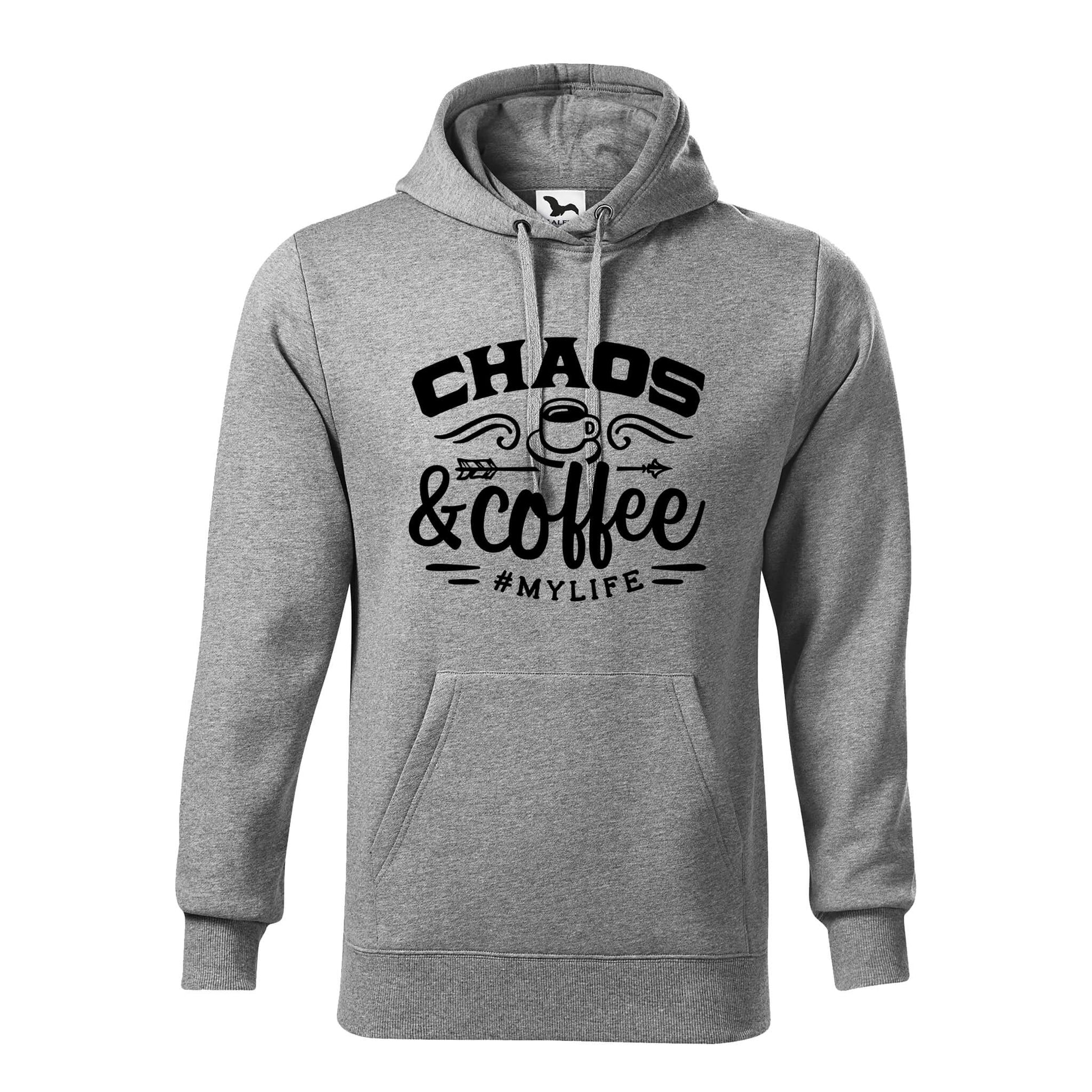Chaos and coffee hoodie - rvdesignprint