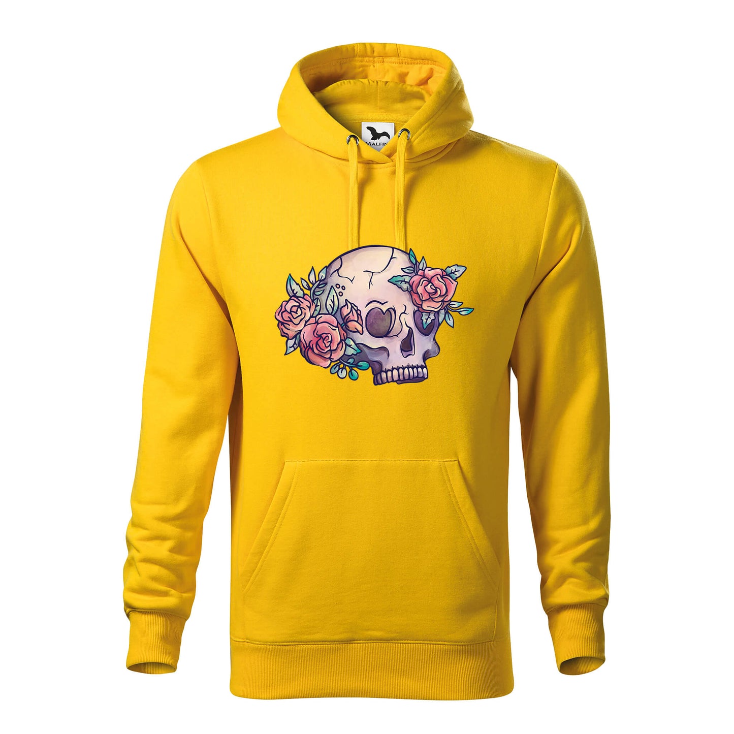 Floral skull hoodie - rvdesignprint