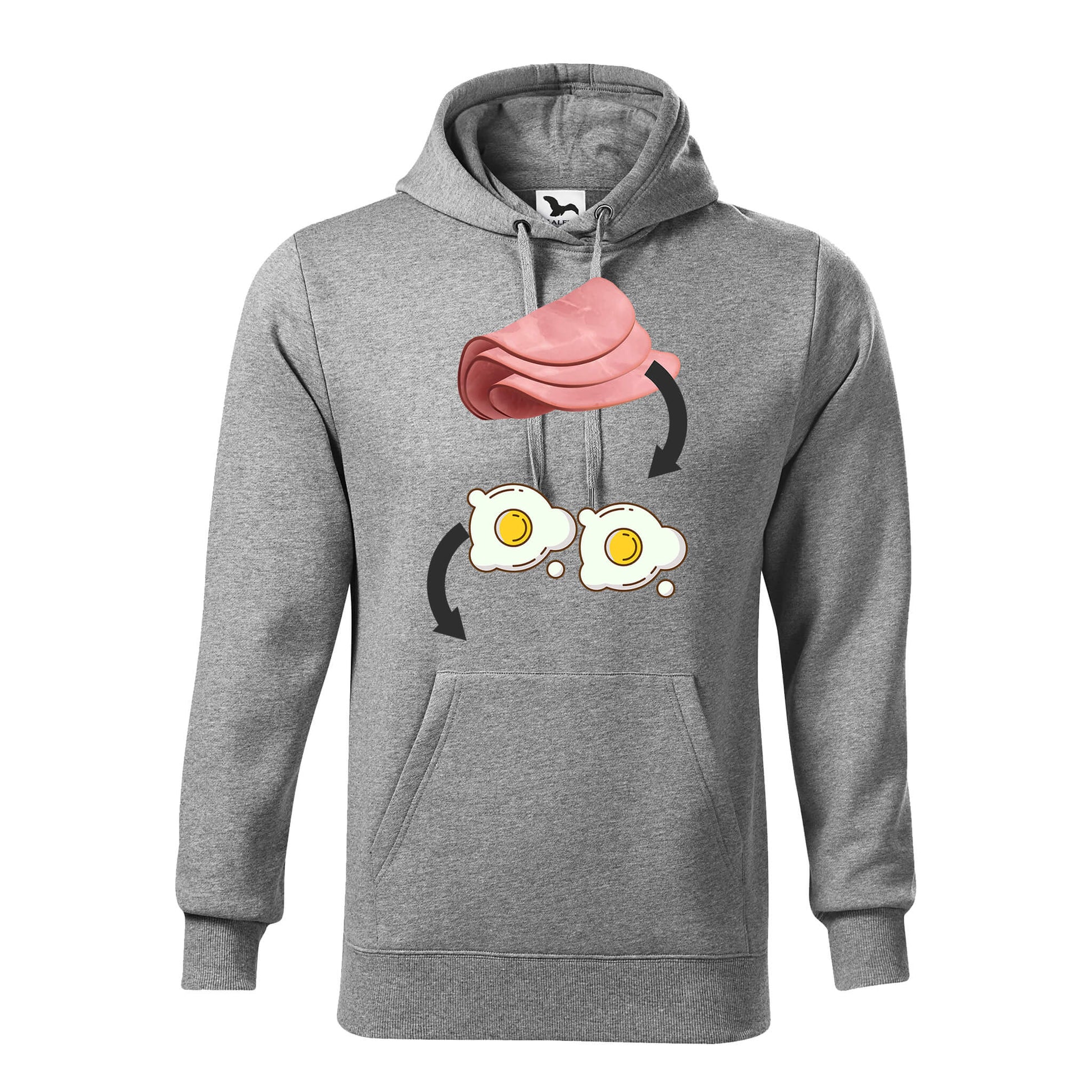 Ham and eggs hoodie - rvdesignprint