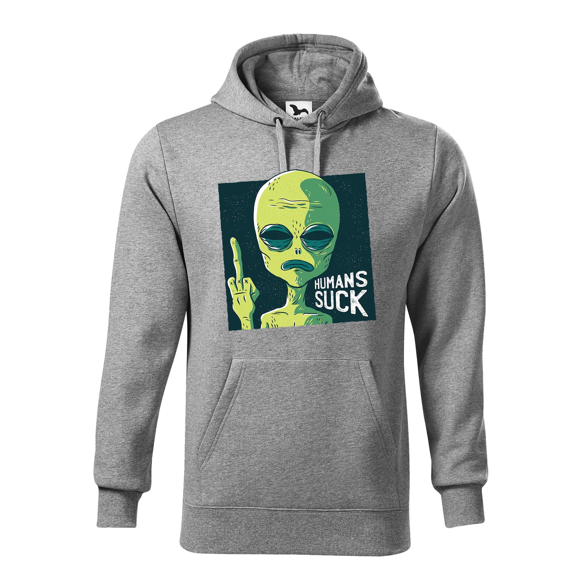 Humans suck alien hoodie - rvdesignprint