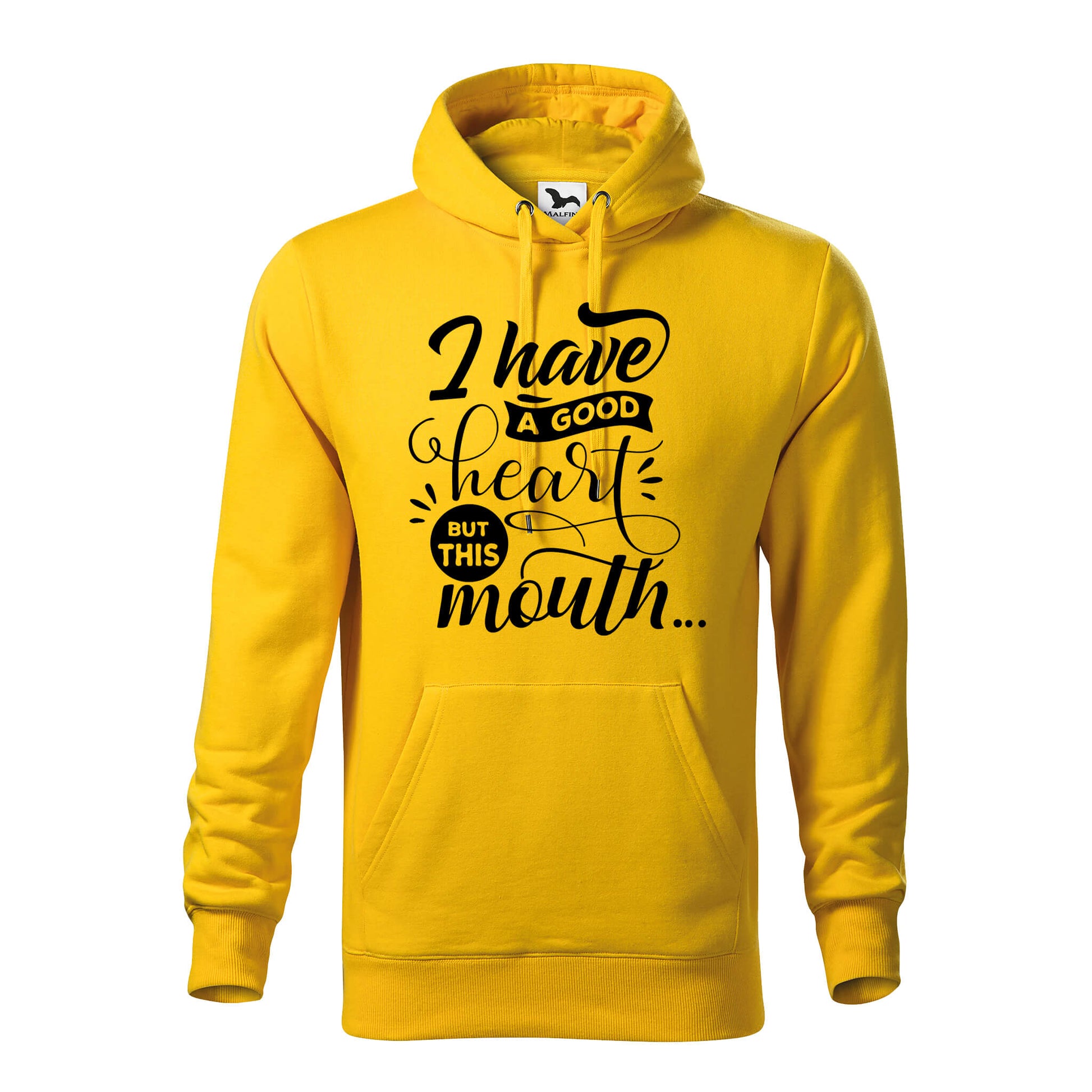 I have a good heart but this mouth hoodie - rvdesignprint