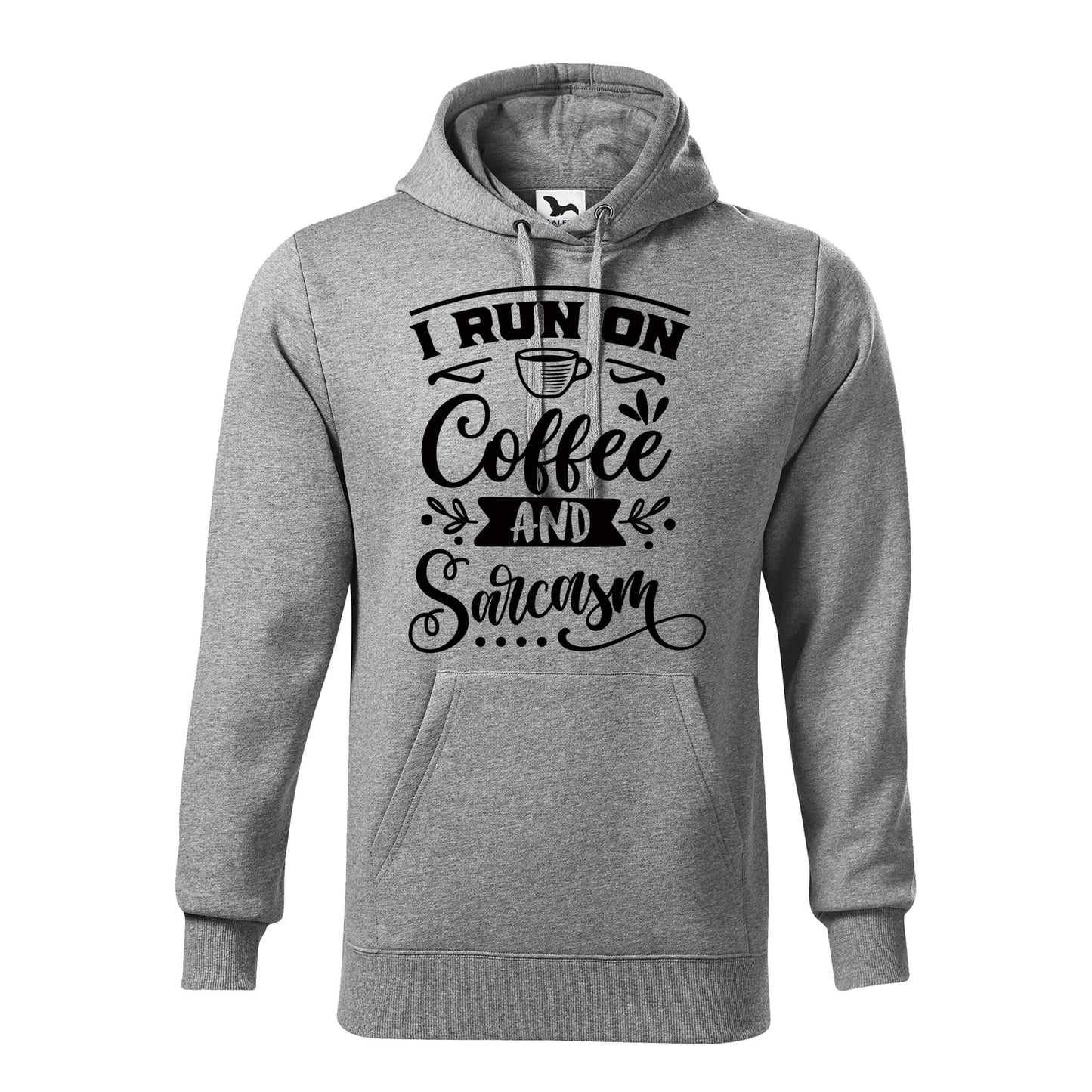 I run on coffee and sarcasm hoodie - rvdesignprint