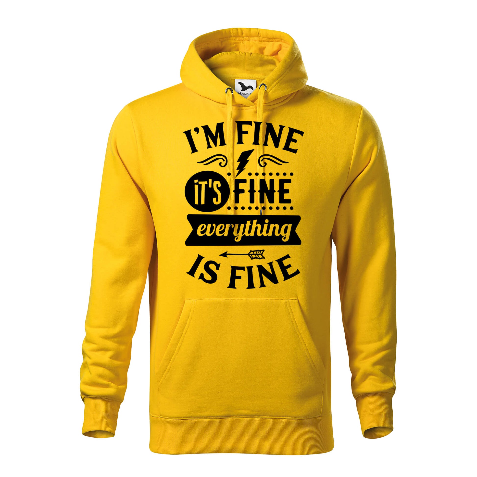 Im fine its fine hoodie - rvdesignprint