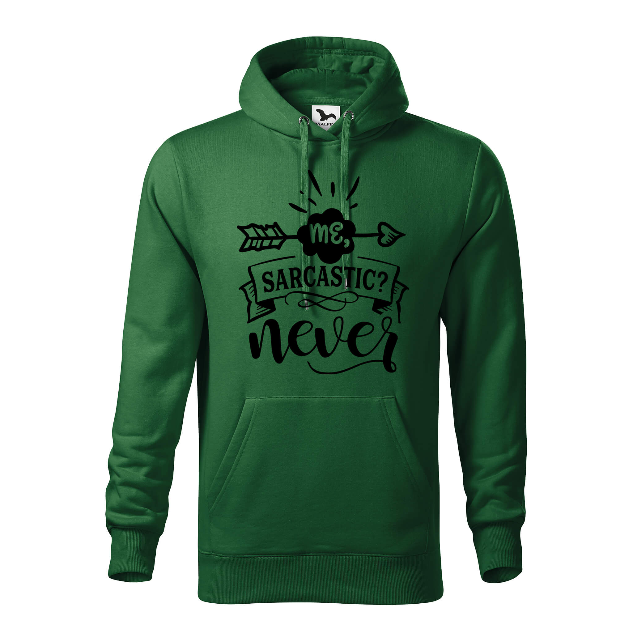 Ich bin nie sarkastisch Hoodie rvdesignprint