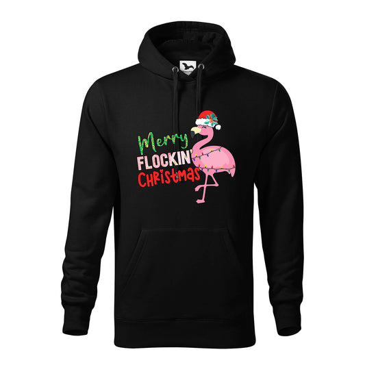 Merry flockin christmas hoodie - rvdesignprint