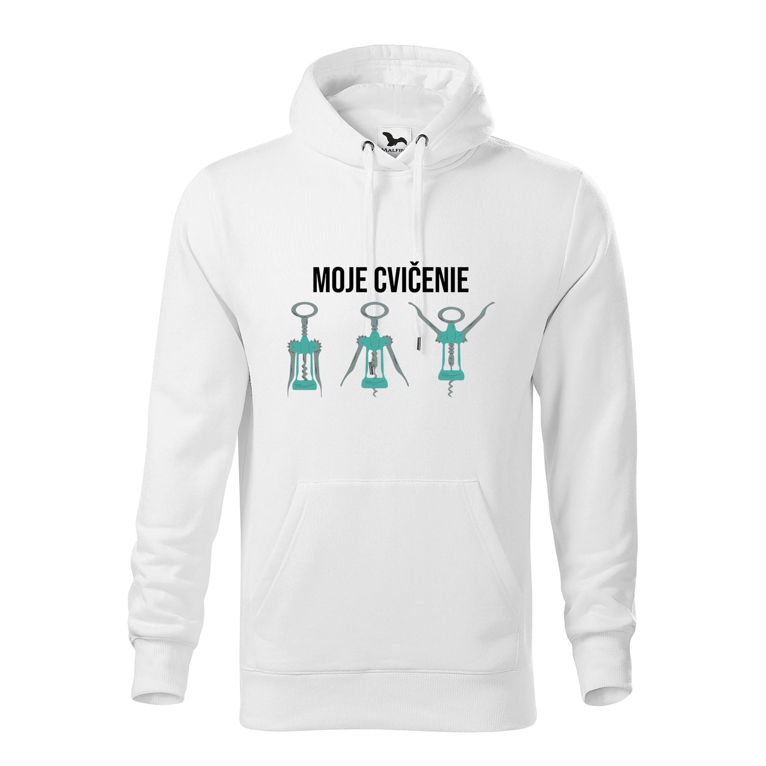Moje cvicenie hoodie - rvdesignprint