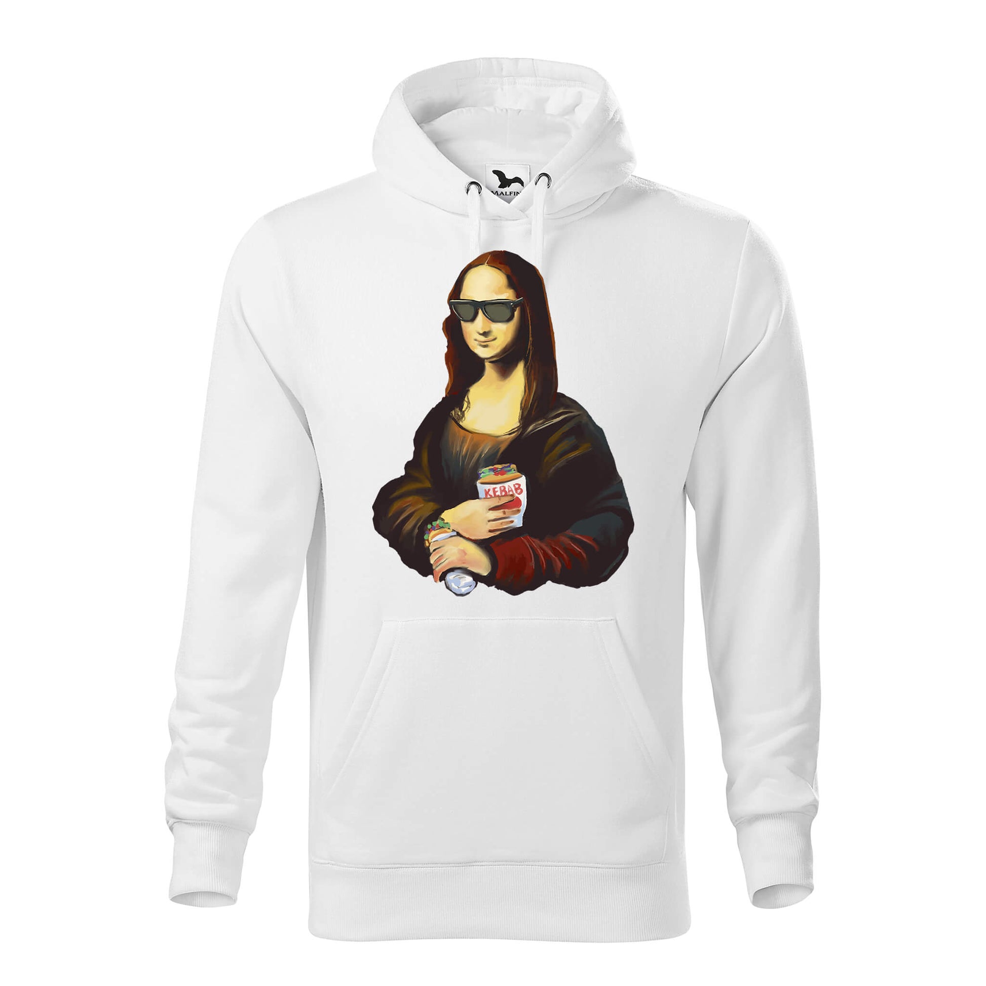 Mona lisa kebab hoodie - rvdesignprint