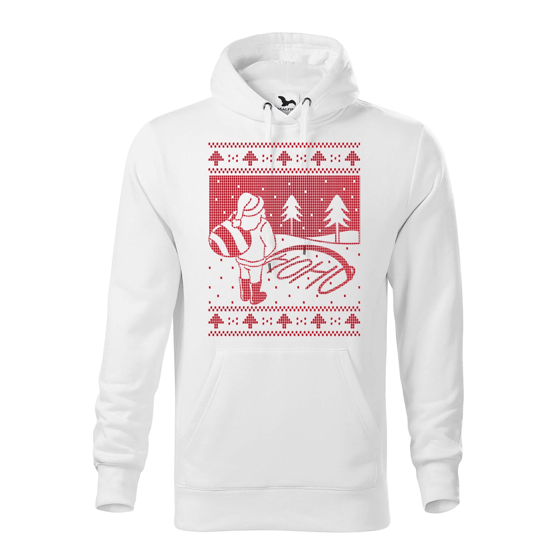 Santa ugly sweater hoodie - rvdesignprint
