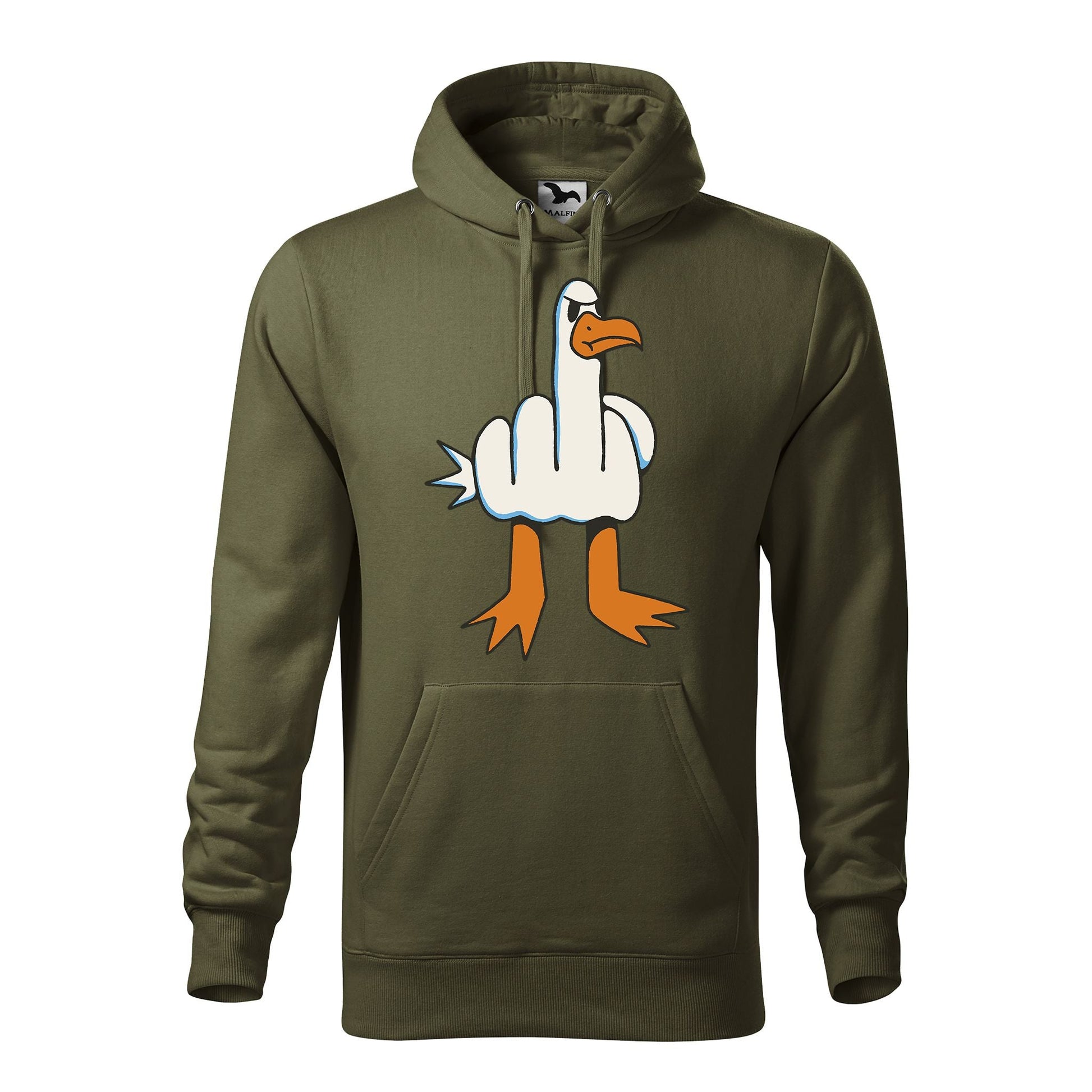 Seagull middle finger hoodie - rvdesignprint