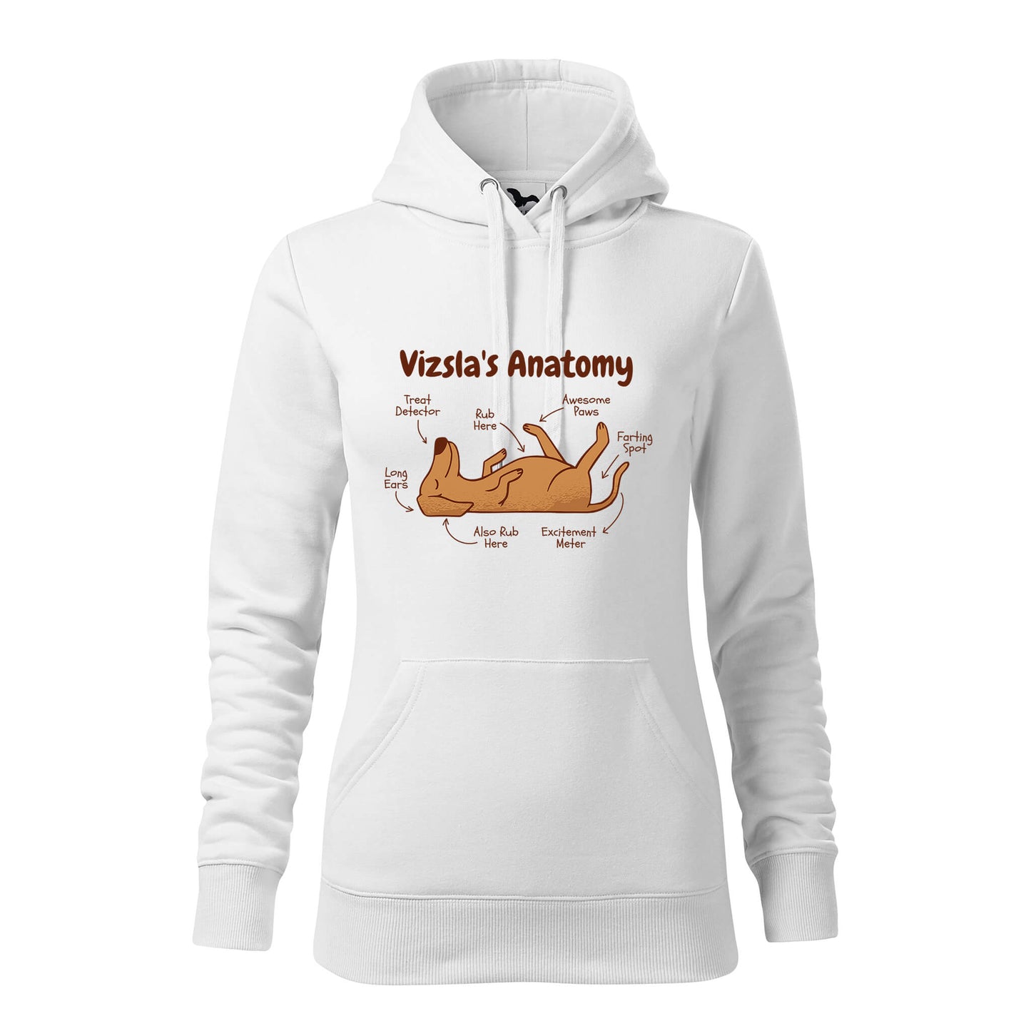 Anatomy of vizsla hoodie - rvdesignprint