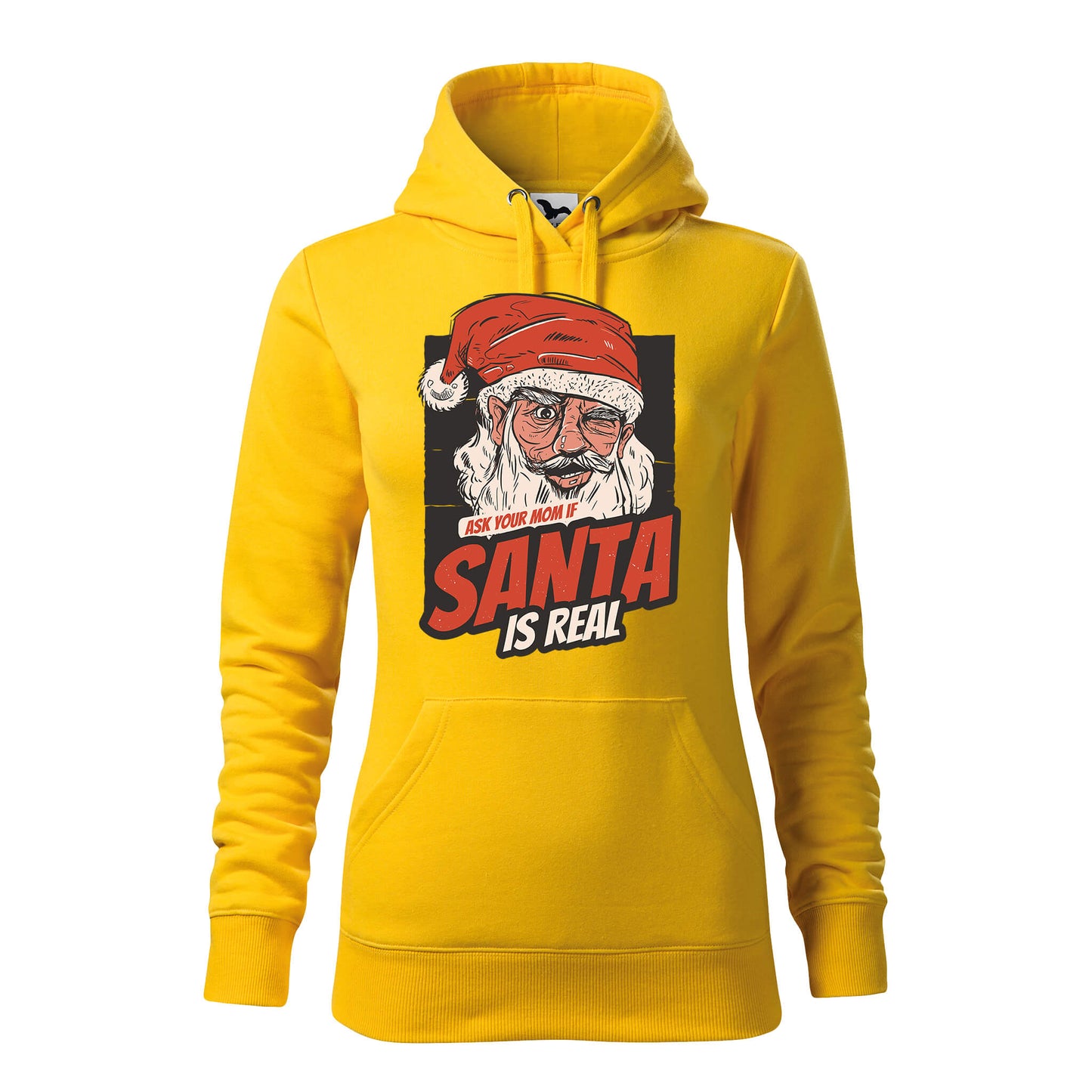 Ask your mom if santa is real hoodie - rvdesignprint