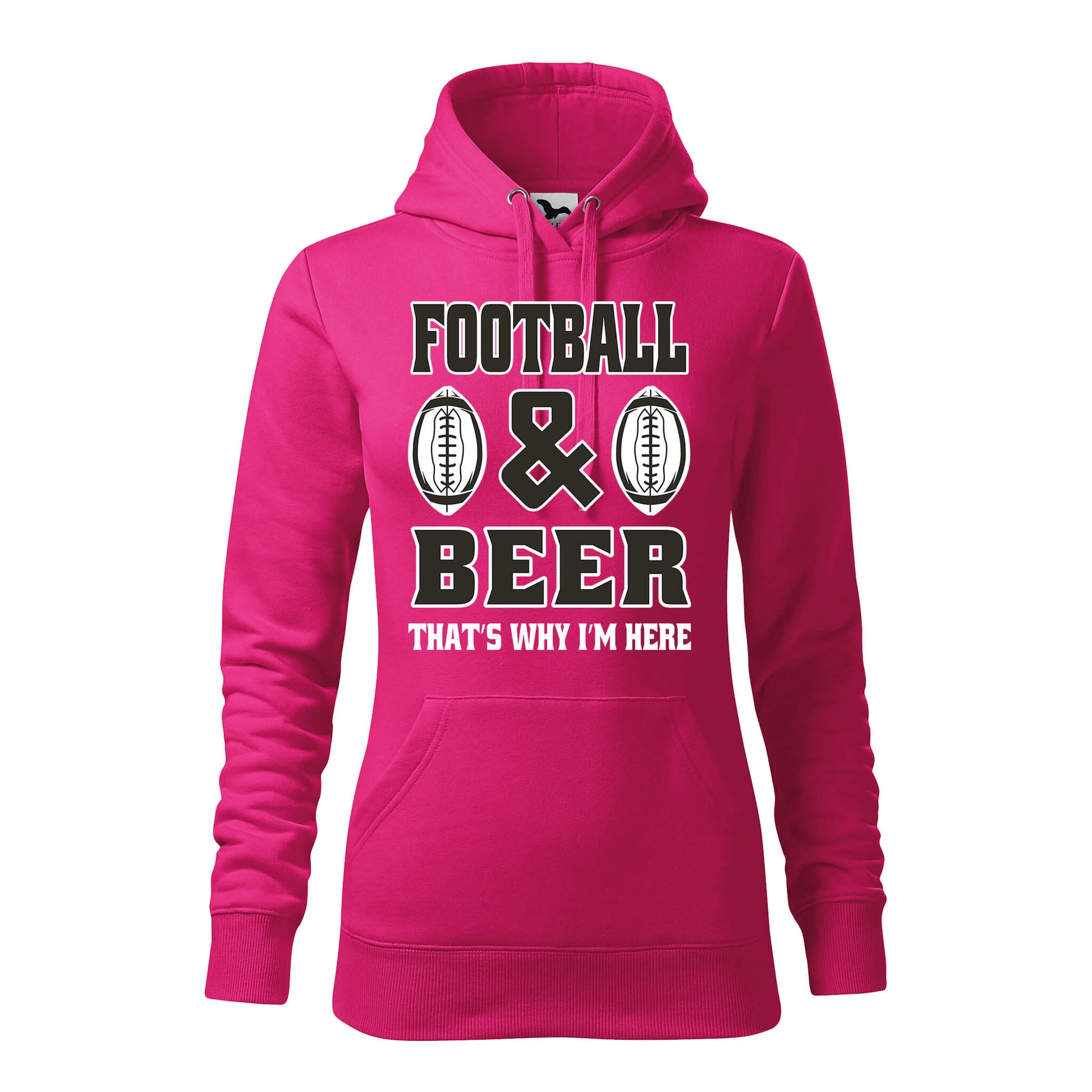Football and beer hoodie - rvdesignprint
