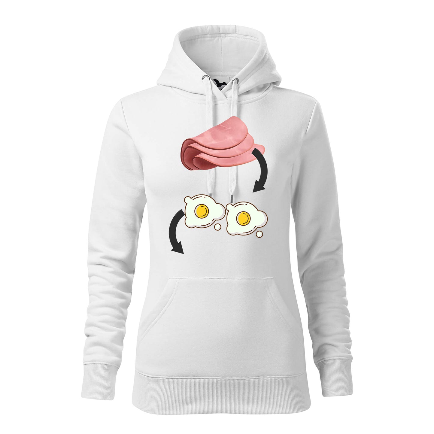 Ham and eggs hoodie - rvdesignprint