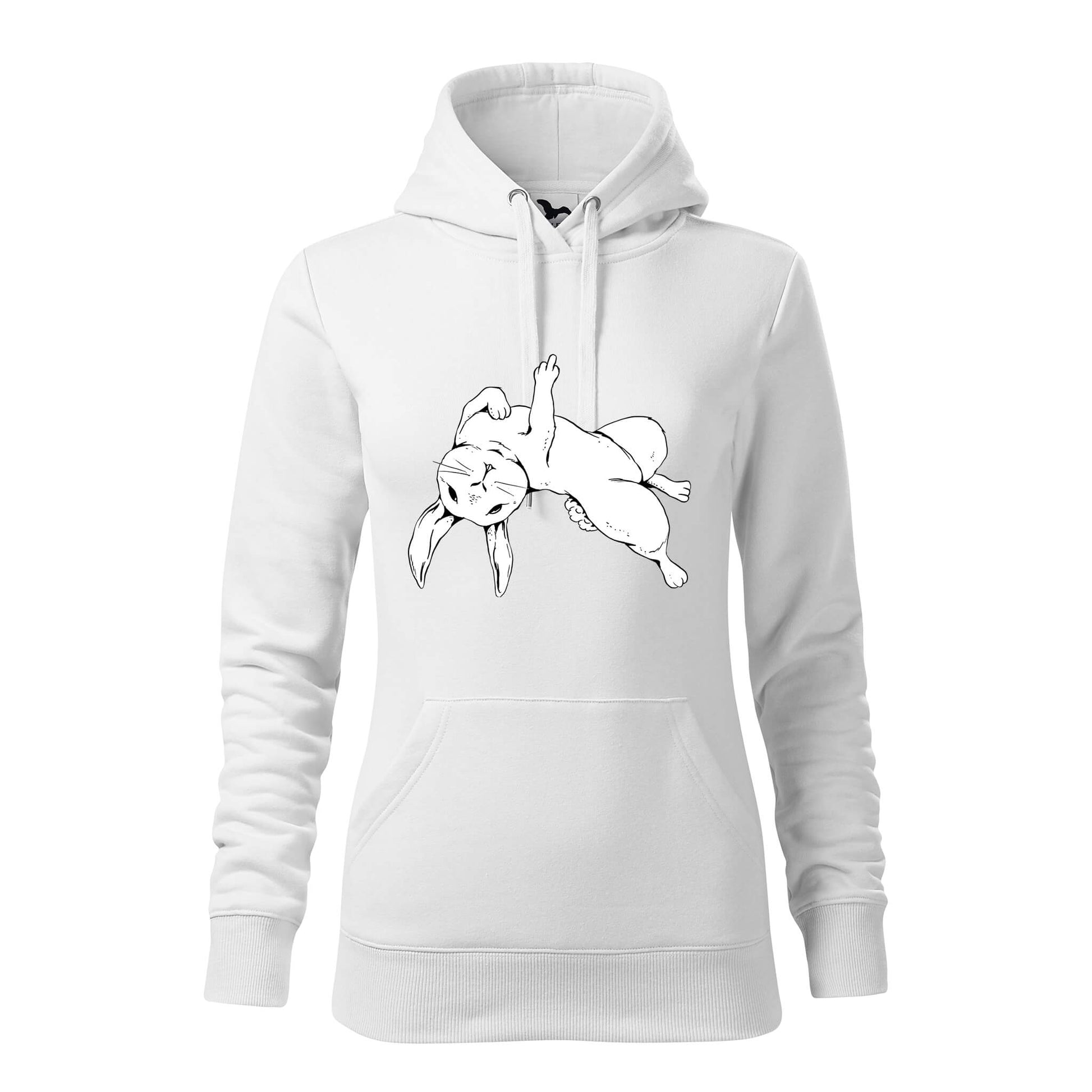 Rabbit middle finger hoodie - rvdesignprint