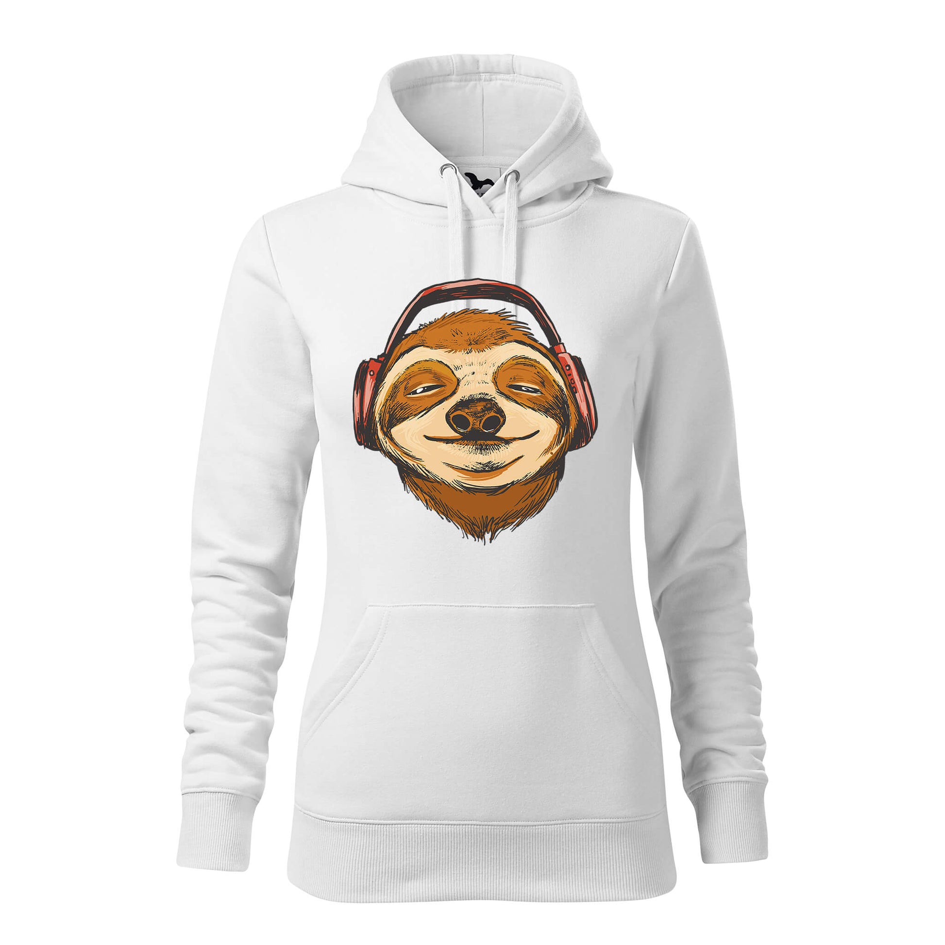 Sloth headphones hoodie - rvdesignprint