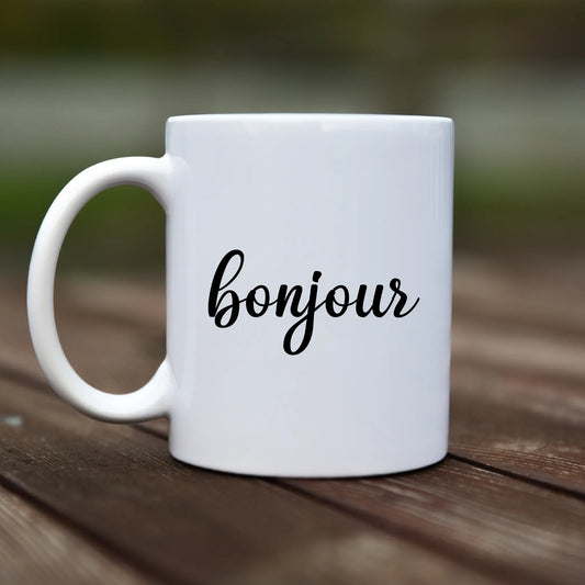 Mug - bonjour - rvdesignprint