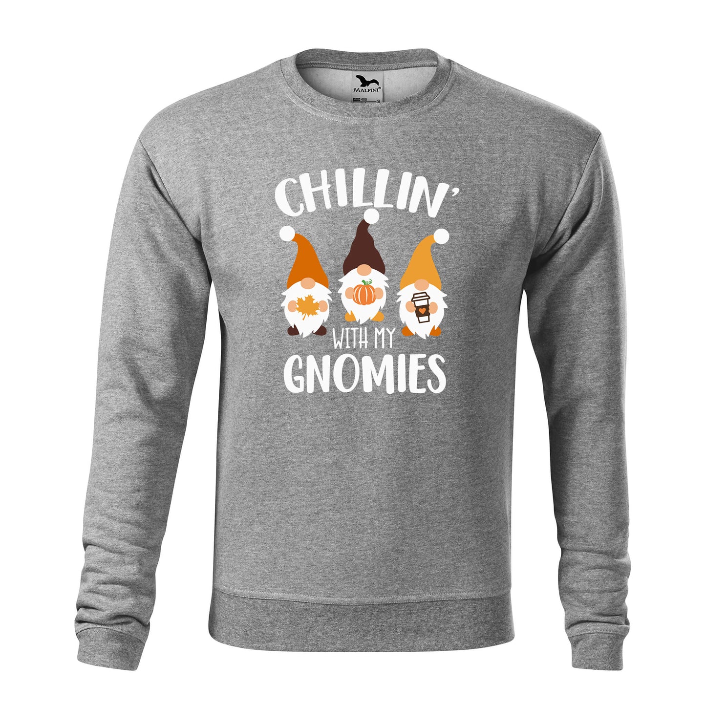 Chillin with my gnomies Sweatshirt – Herren