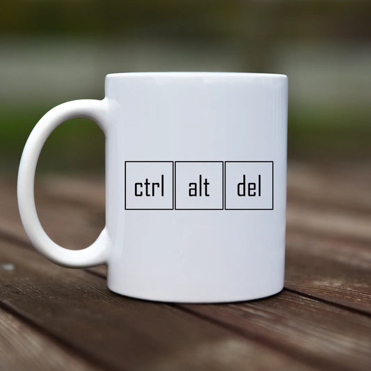 Mug - Ctrl + Alt + Del - rvdesignprint