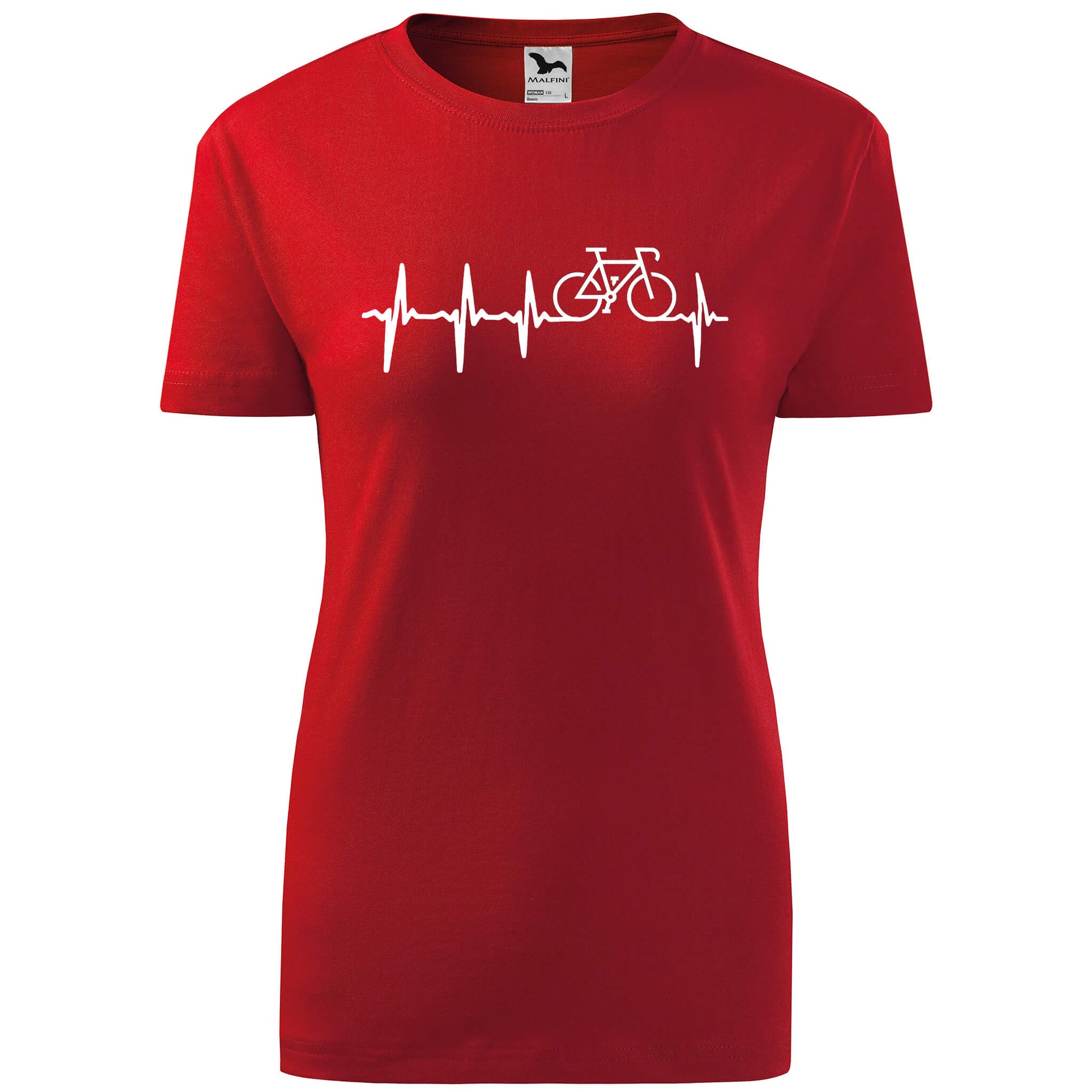 T-shirt - EKG - Bicycle - rvdesignprint