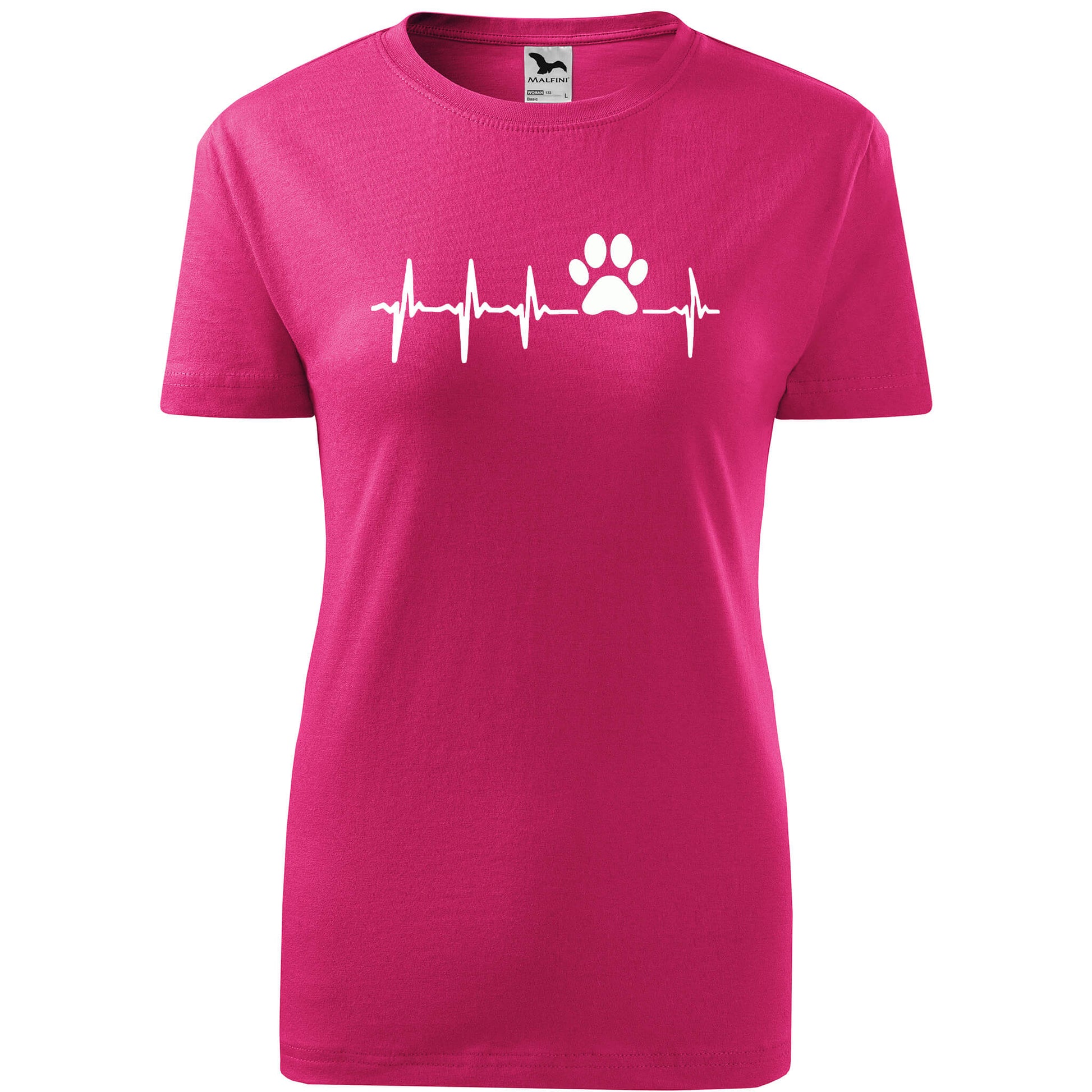 T-shirt - EKG - Dog paw - rvdesignprint
