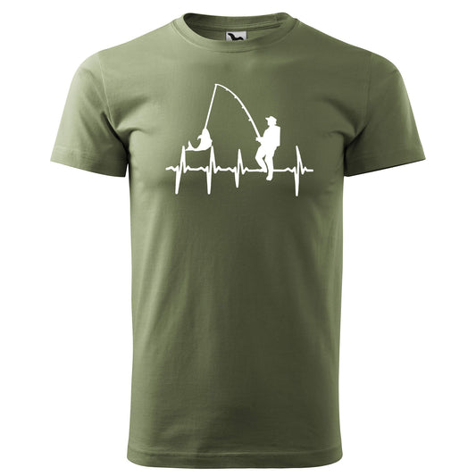 T-shirt - EKG - Fishing - rvdesignprint