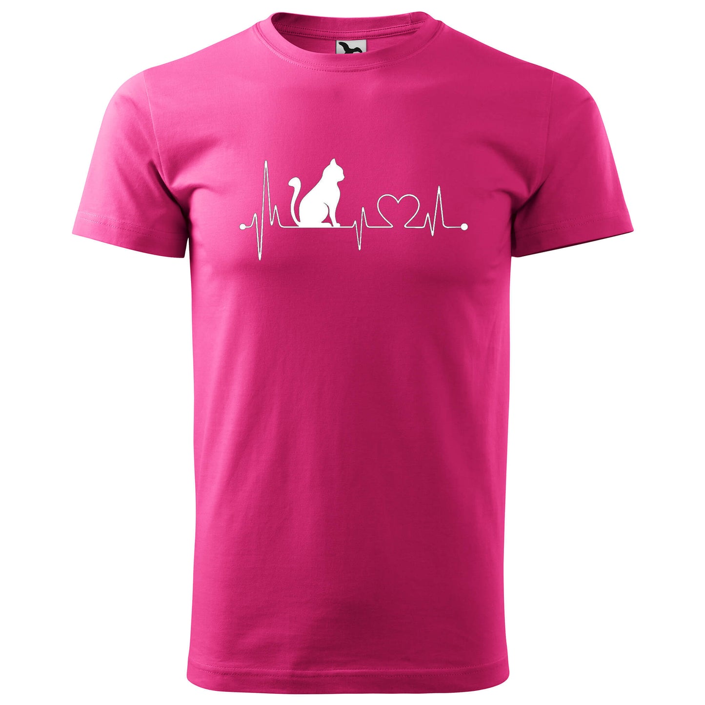 T-shirt - EKG - Cat - rvdesignprint