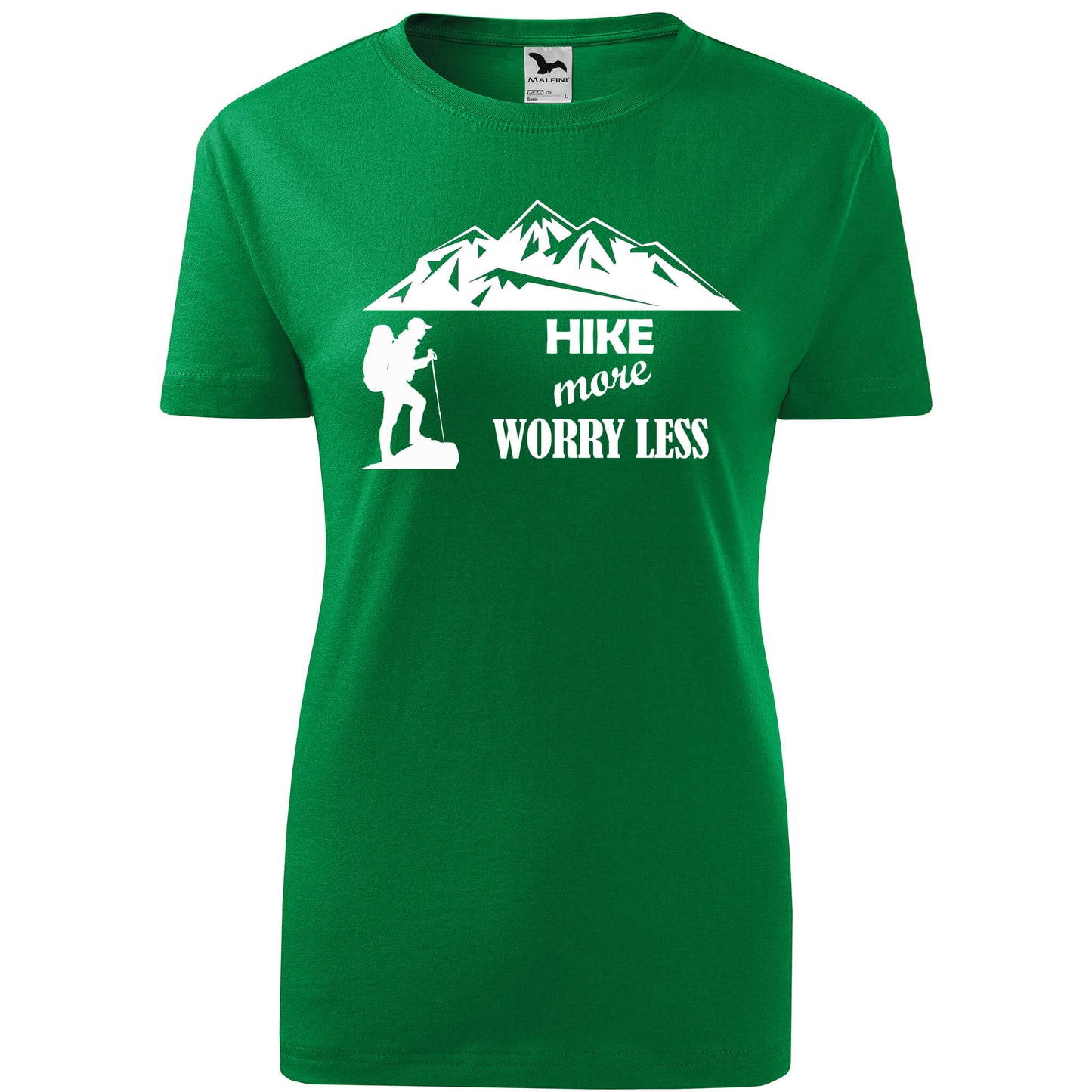 T-shirt - Hike more worry less - rvdesignprint