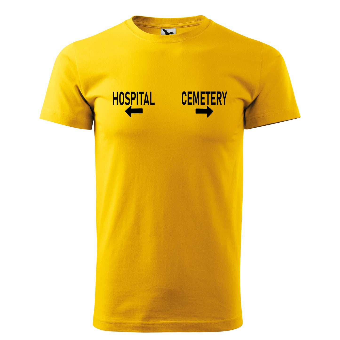 T-shirt - Hospital or cemetery - rvdesignprint