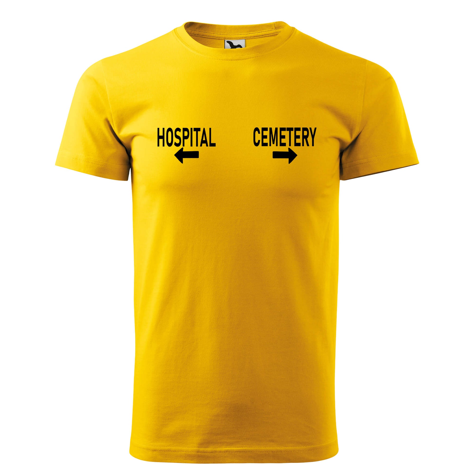 T-shirt - Hospital or cemetery - rvdesignprint