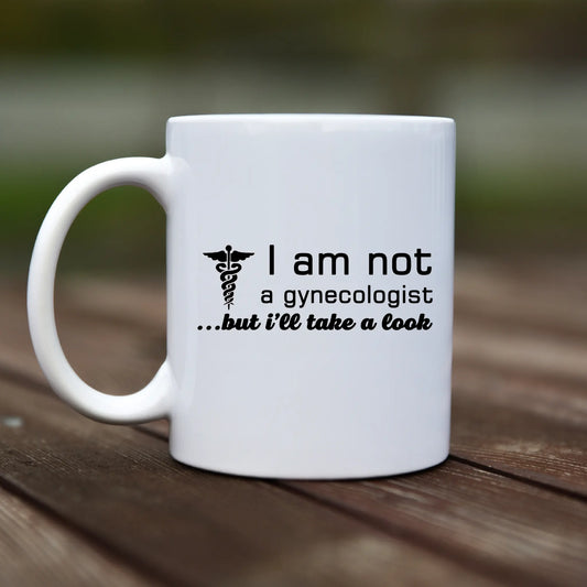 Mug - I'm not a gynecologist - rvdesignprint