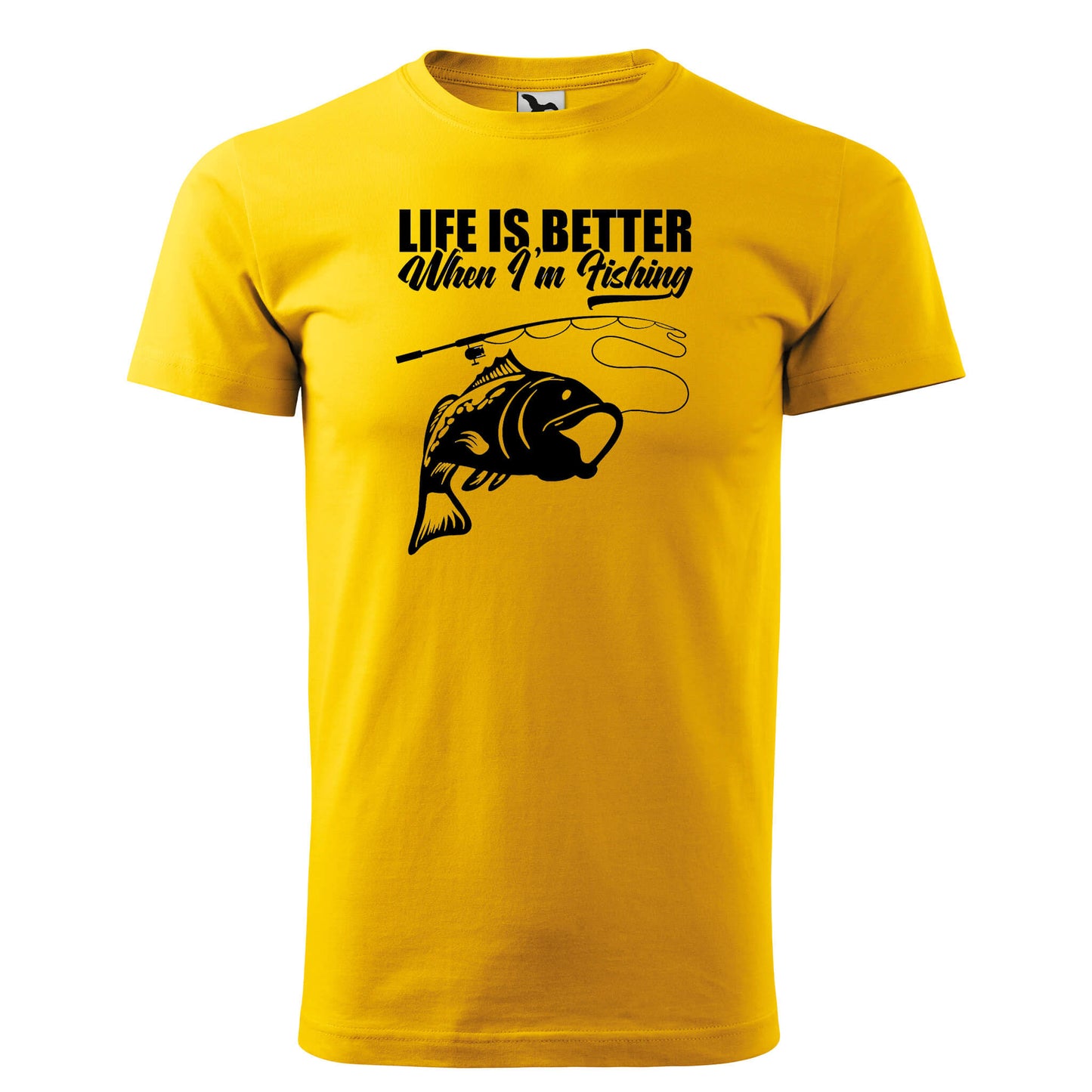 T-shirt - Life is better when I'm fishing - rvdesignprint